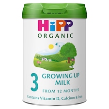 HiPP Organic 3 Growing up Baby Milk Powder Formula, From 12 Months, 800g