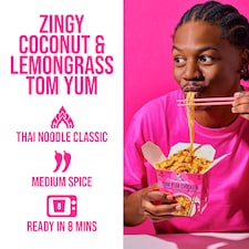 Kitchen Joy Tom Yum Chicken in a Coconut & Lemongrass Sauce with Noodles 320g thumbnail 3