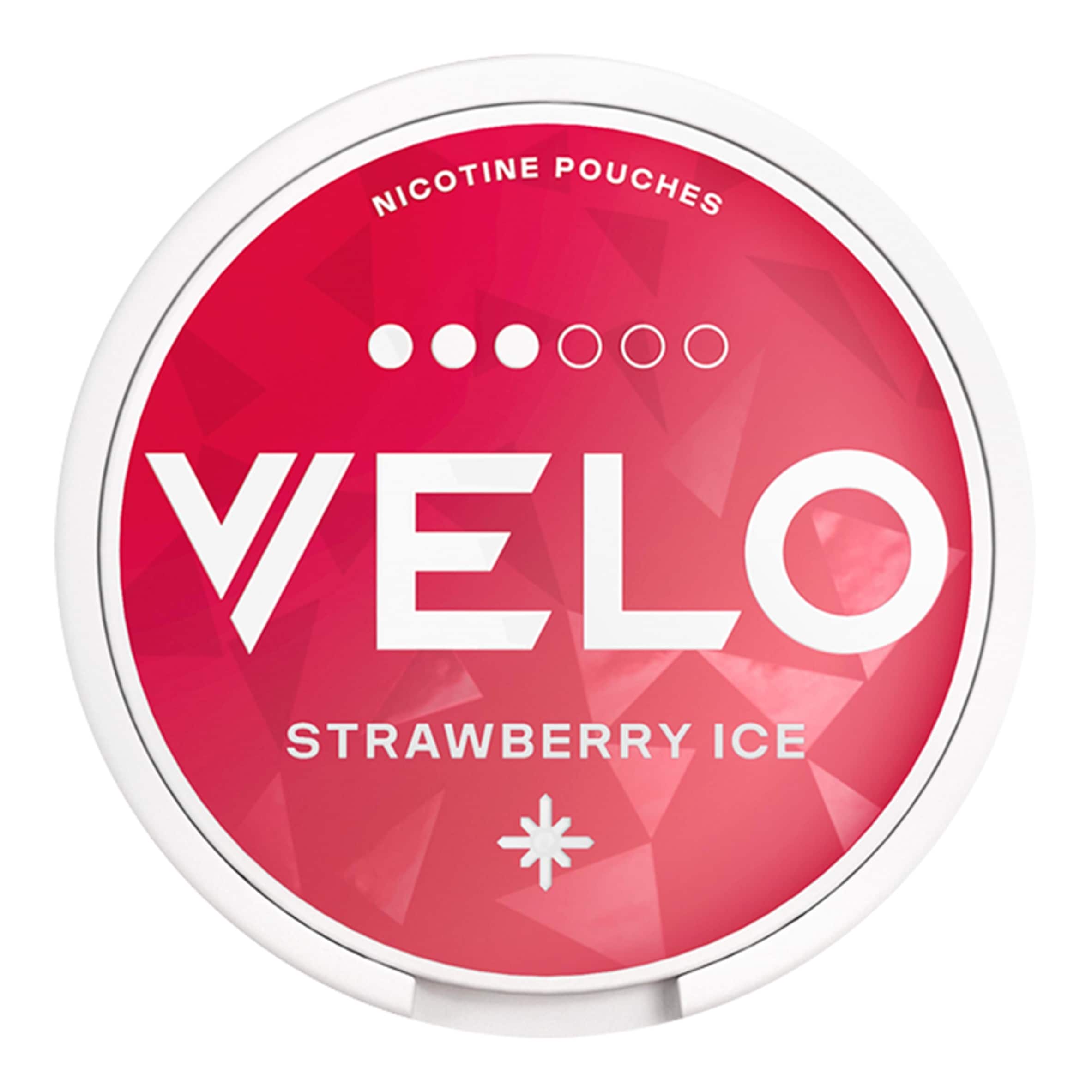 Velo Nicotine Pouches - Strawberry Ice 10mg 20 Pack