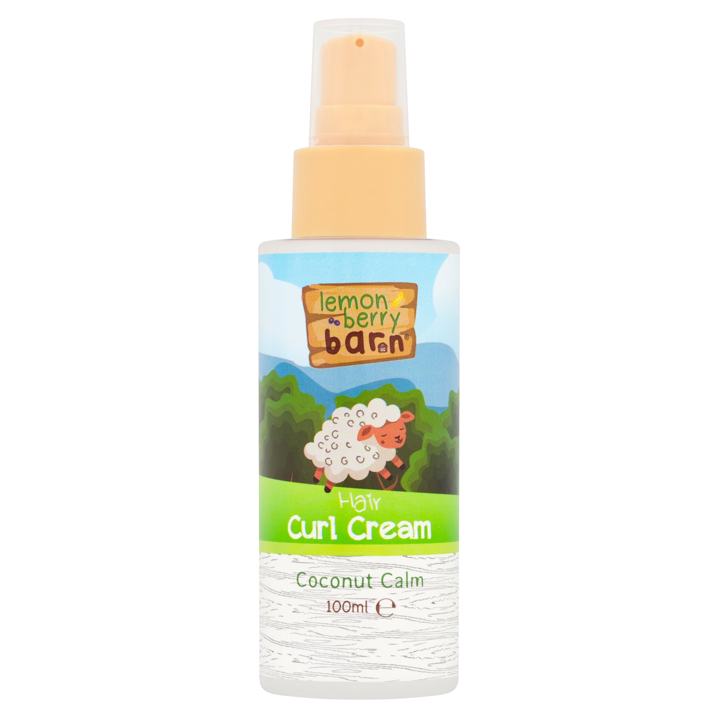 Lemon Berry Barn Hair Curl Cream Coconut Calm 100ml