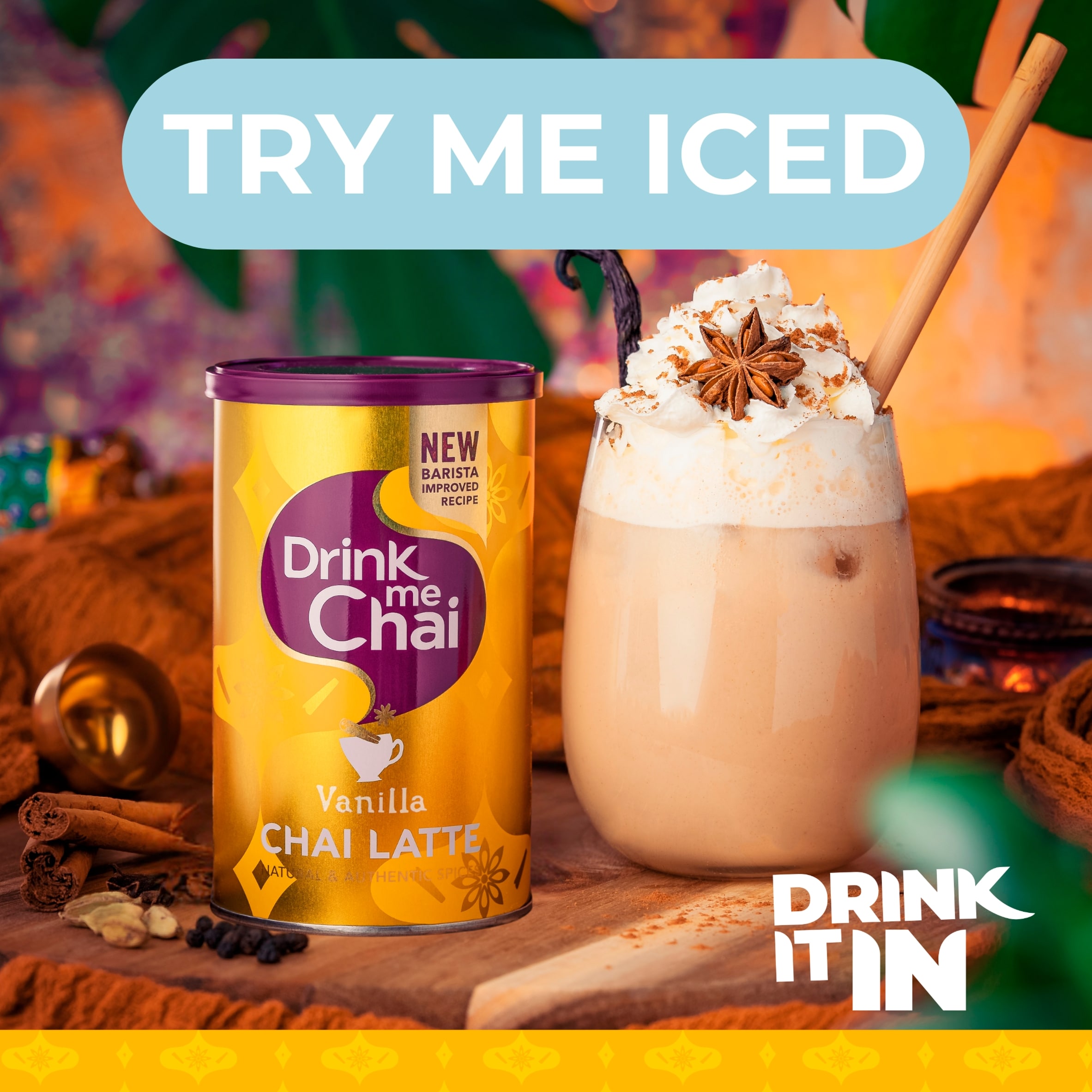 Drink Me Chai Vanilla Chai Latte 250g thumbnail 2