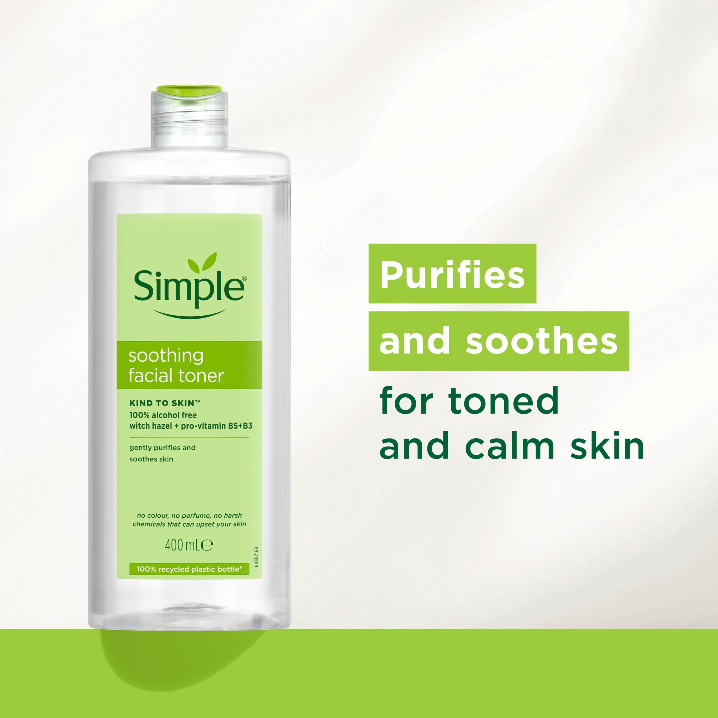 Simple Kind to Skin Soothing Toner 400ml thumbnail 4