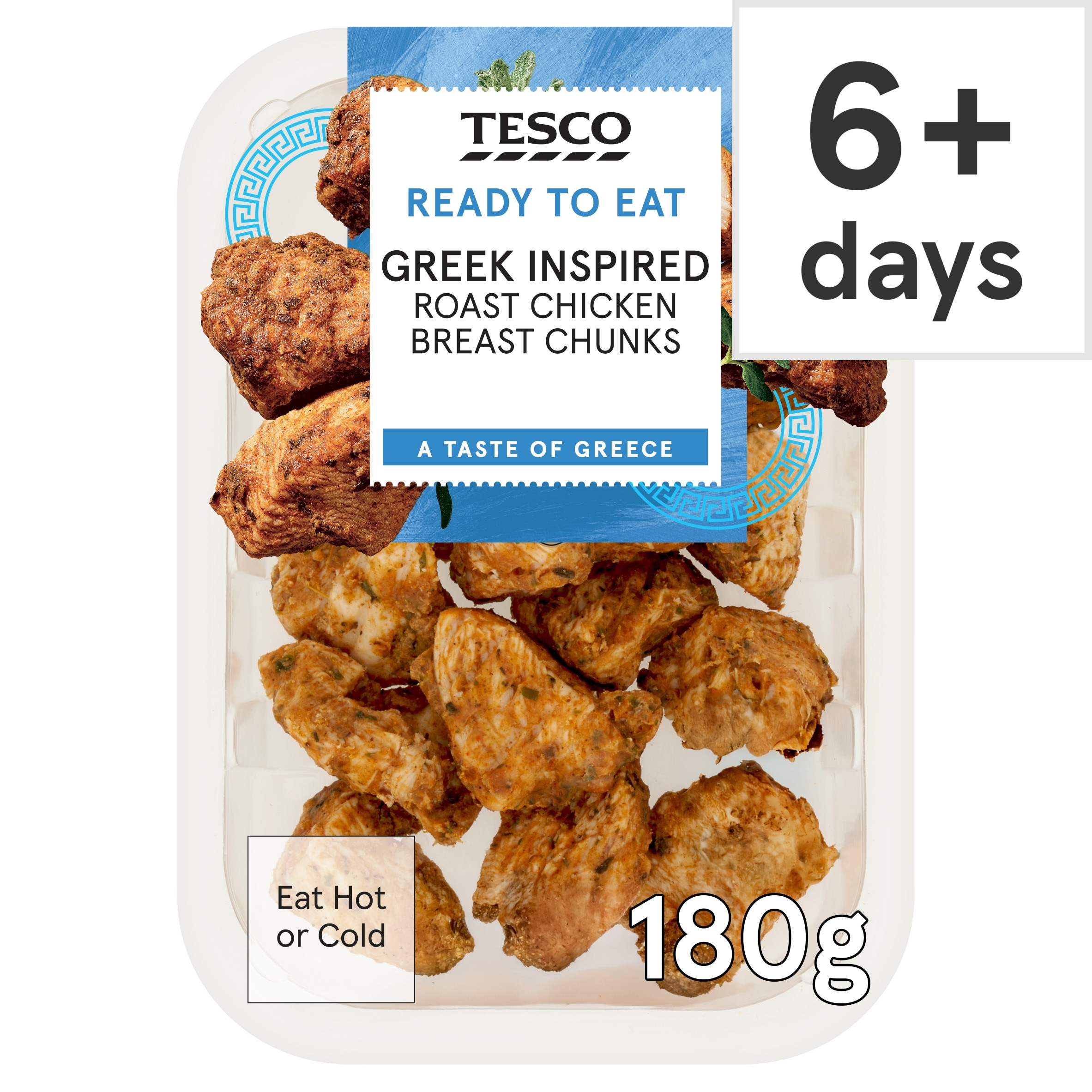 Tesco Greek Inspired Roast Chicken Breast Chunks 180g 