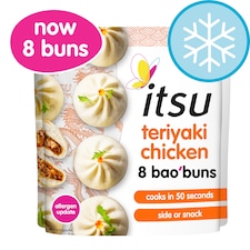 itsu 8 teriyaki chicken bao buns 256g