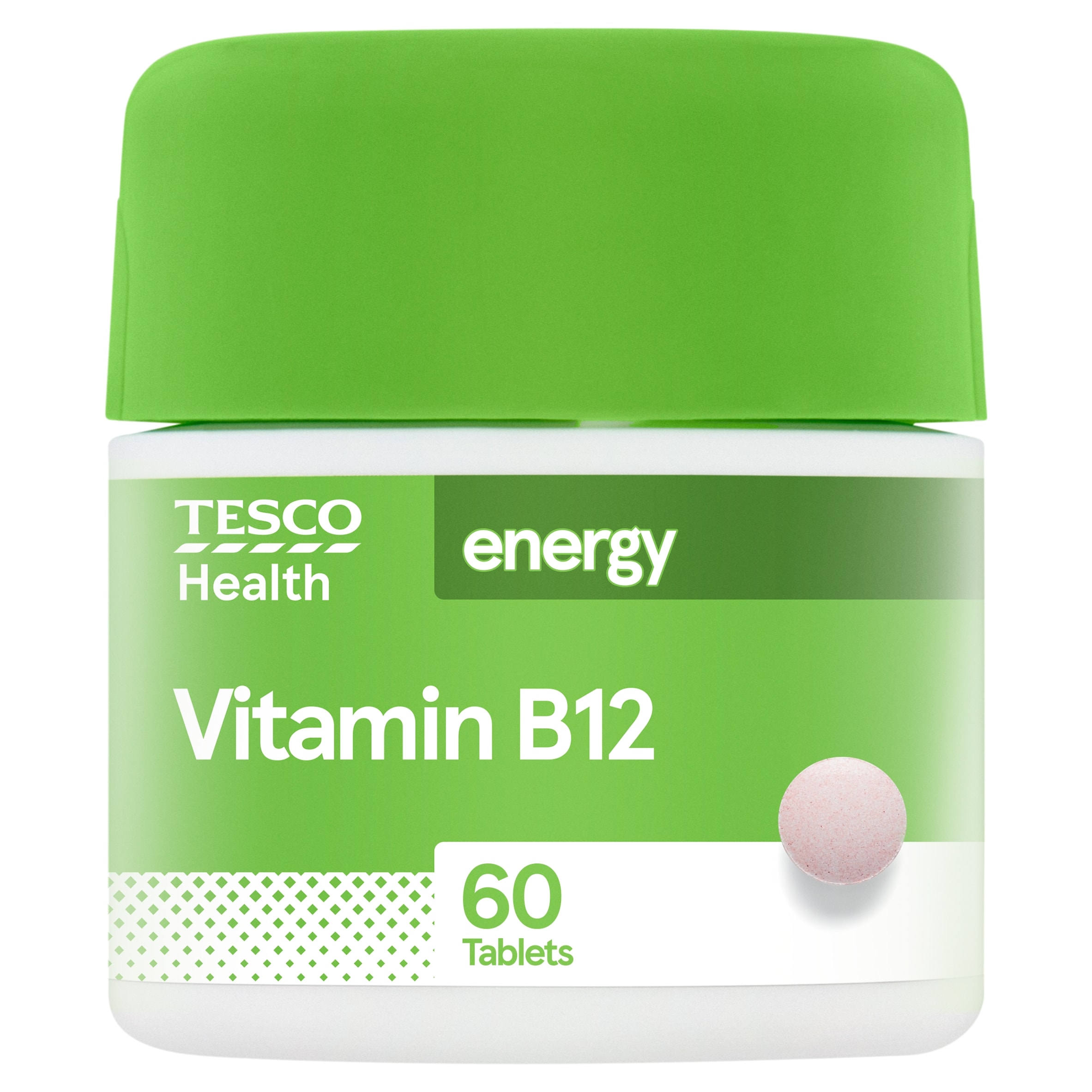 Tesco Health Vitamin B12 100ug  60 Tablets 