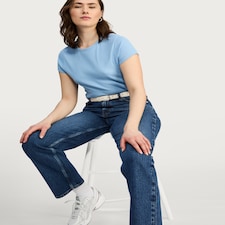 F&F Straight Jeans in Navy