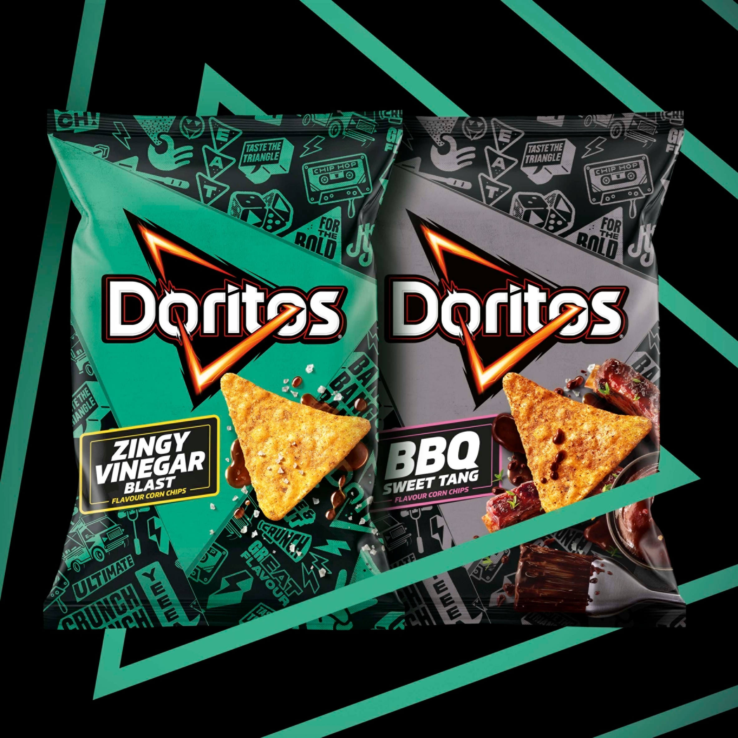 Doritos Zingy Vinegar Blast Sharing Crisps 180g thumbnail 4