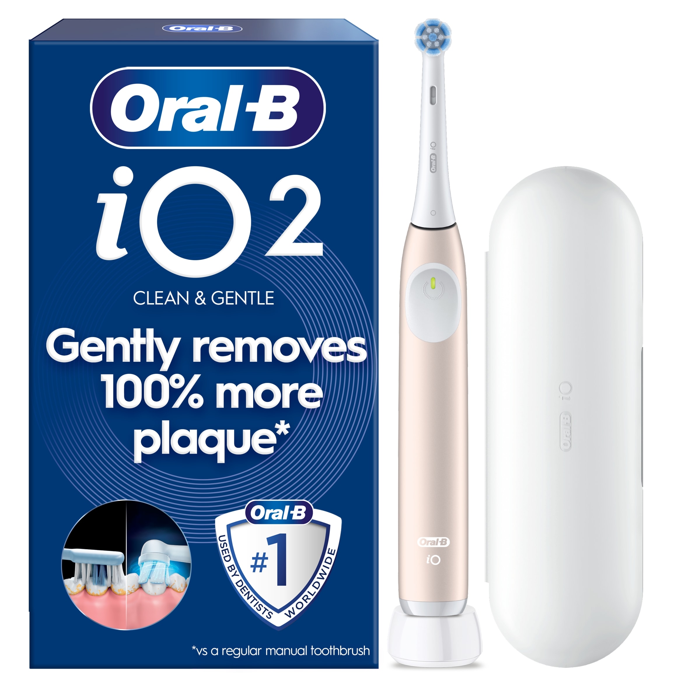 Oral-B iO2 Series Calm Pink + Travel Case