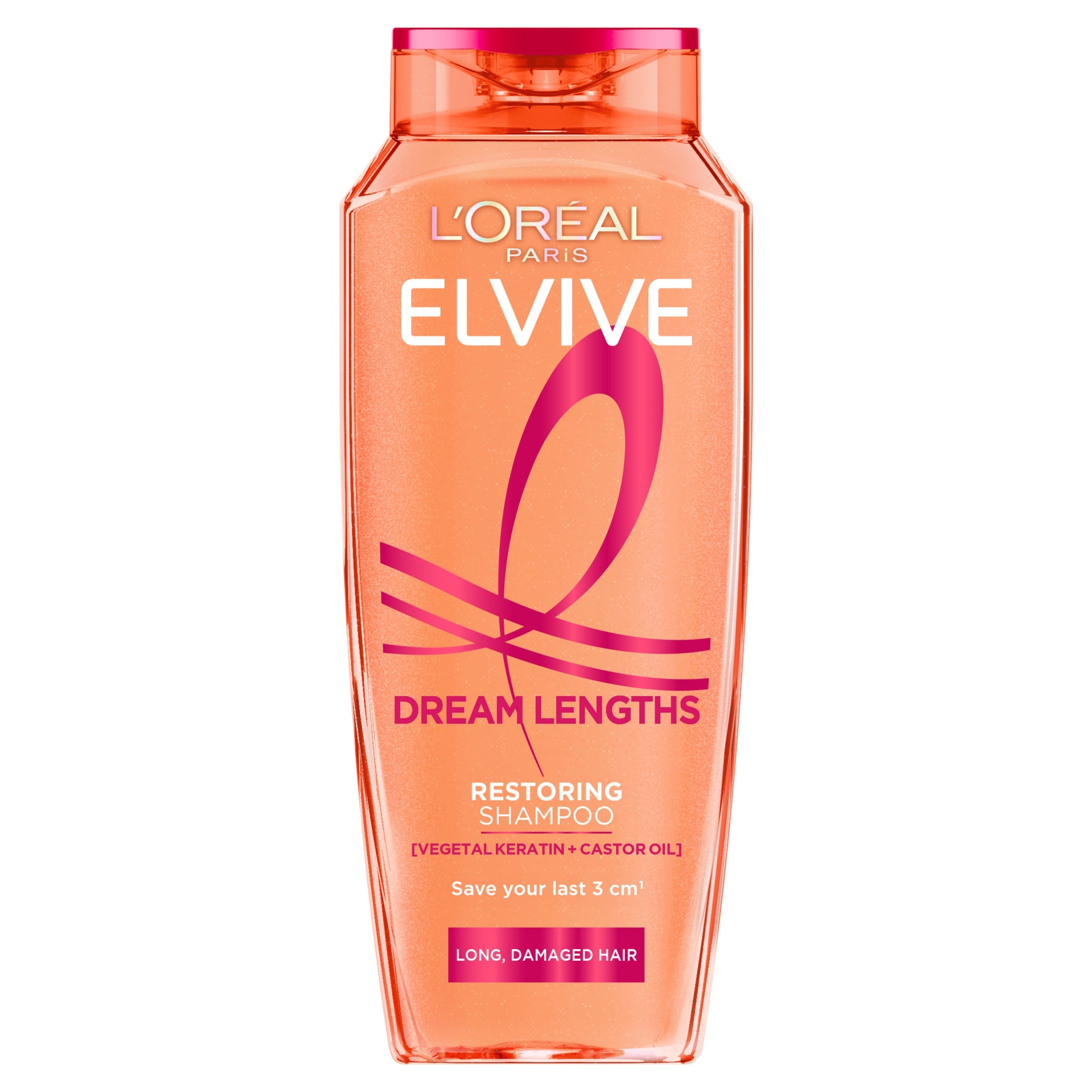 L'Oreal Paris Elvive Dream Lengths Restoring Shampoo, for Long Hair, 400ml
