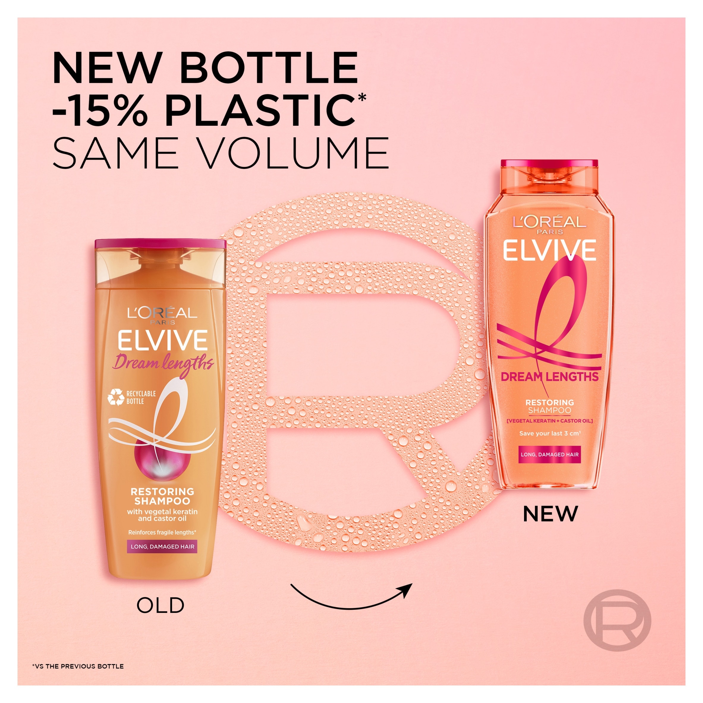 L'Oreal Elvive Dream Lengths Shampoo 400Ml thumbnail 2
