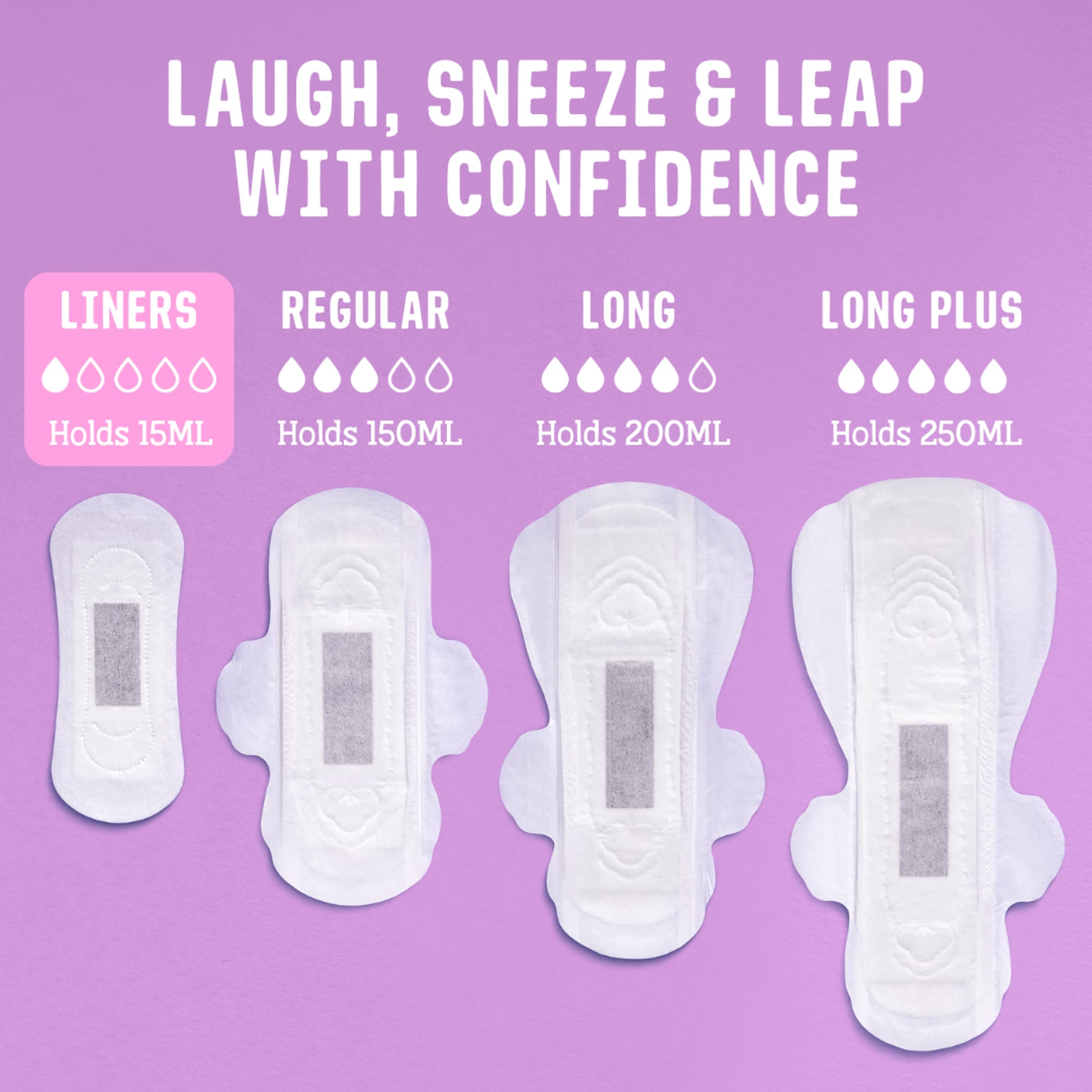 Flo Sensitive Bladder Bamboo Liners (16 Liners) - Discreet, Light Incontinence, Ultra-Thin + Hypoallergenic thumbnail 5