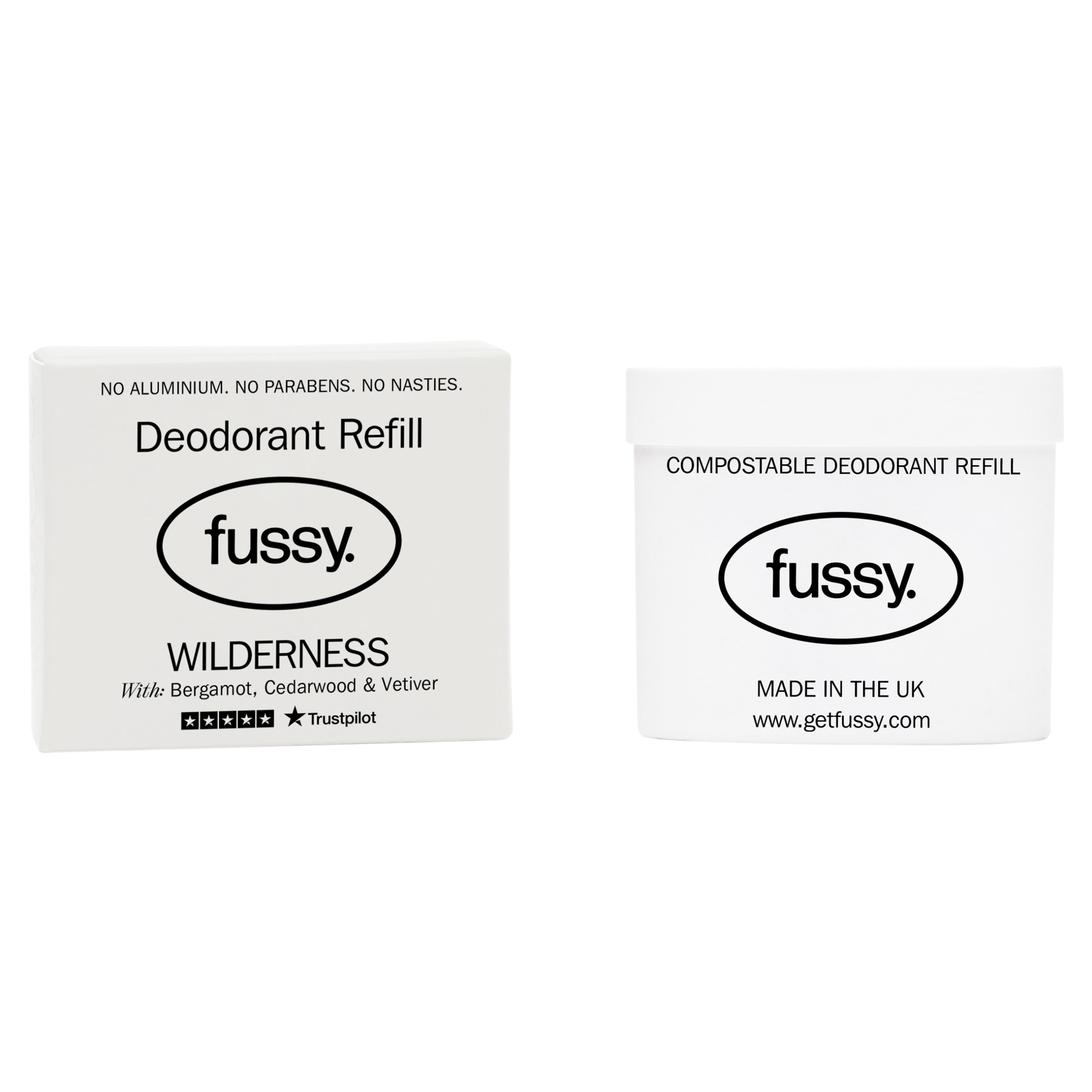 Fussy Natural Deodorant Refill Wilderness 40g thumbnail 2