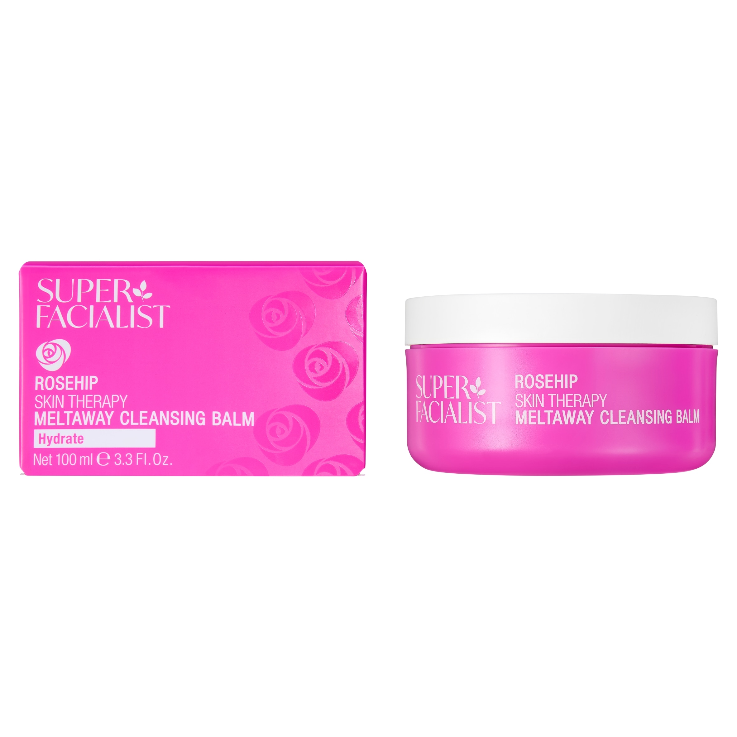 Super Facialist Rosehip Skin Therapy Meltaway Cleansing Balm 100ml thumbnail 2