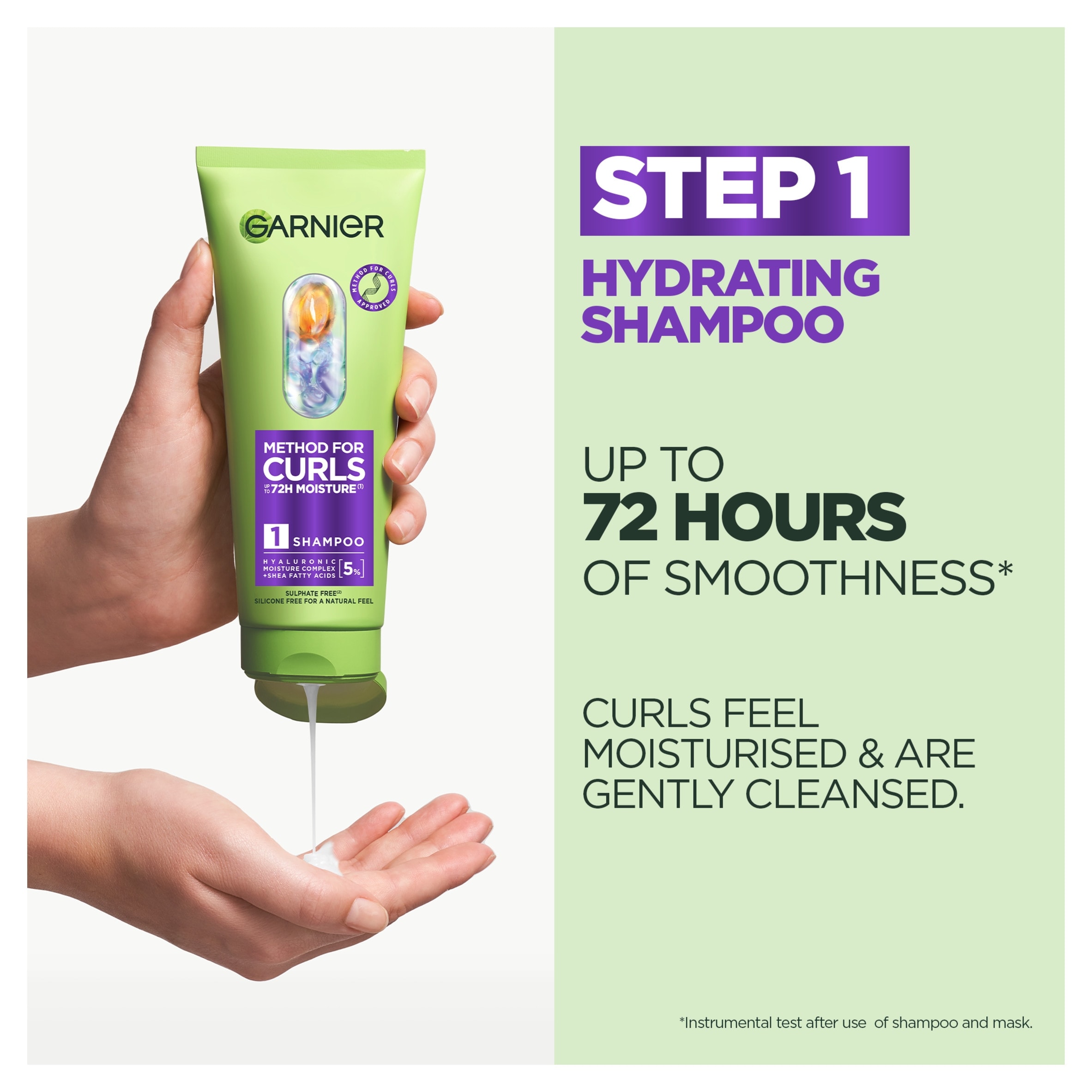 Garnier Method For Curls Shampoo 200ml thumbnail 2