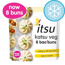 itsu 8 katsu veg bao buns 256g
