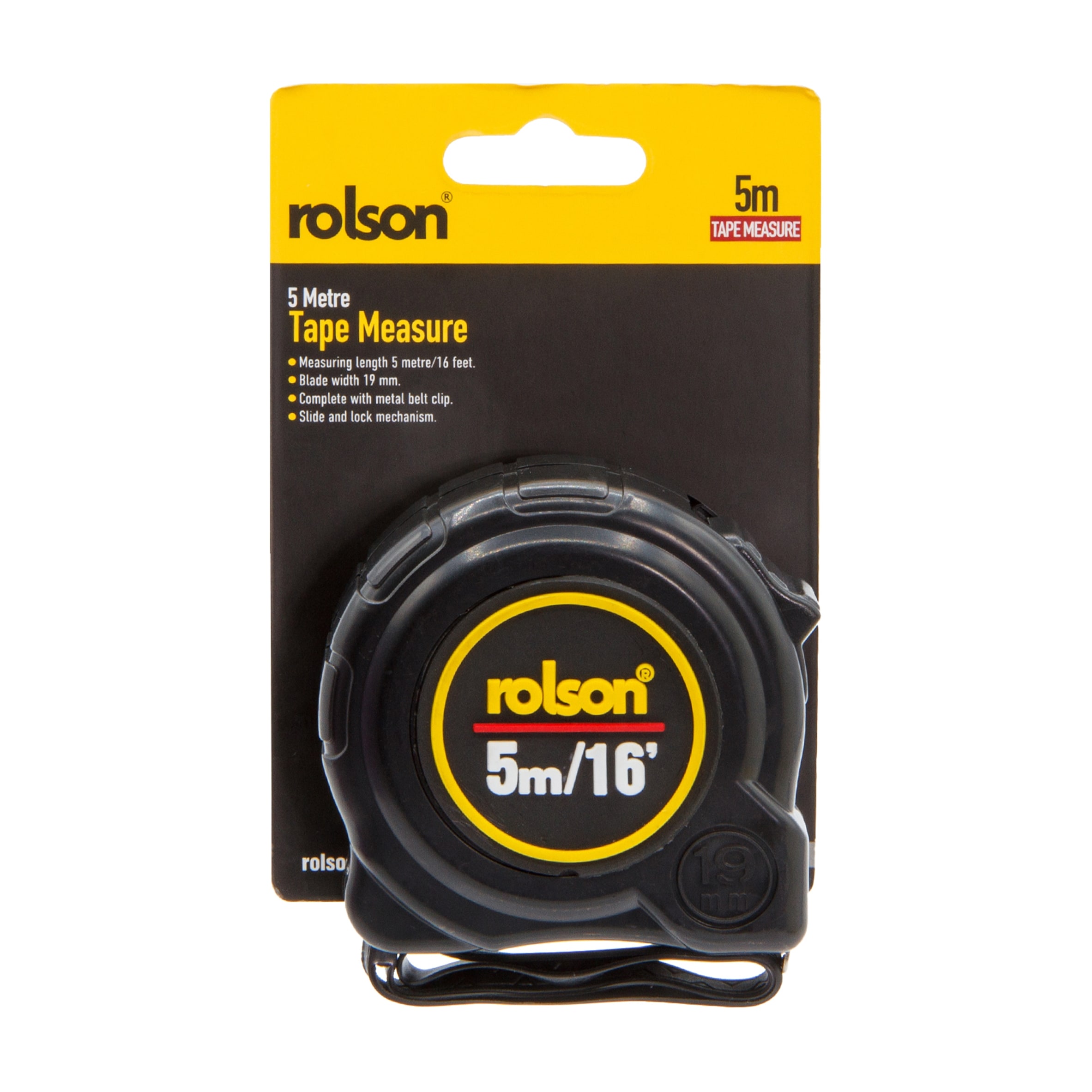 Rolson Tape Measure 5 Metre