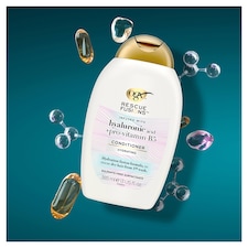OGX Rescue Fusions Hyaluronic Acid +Pro-Vitamin B5 Conditioner 385ml thumbnail 2