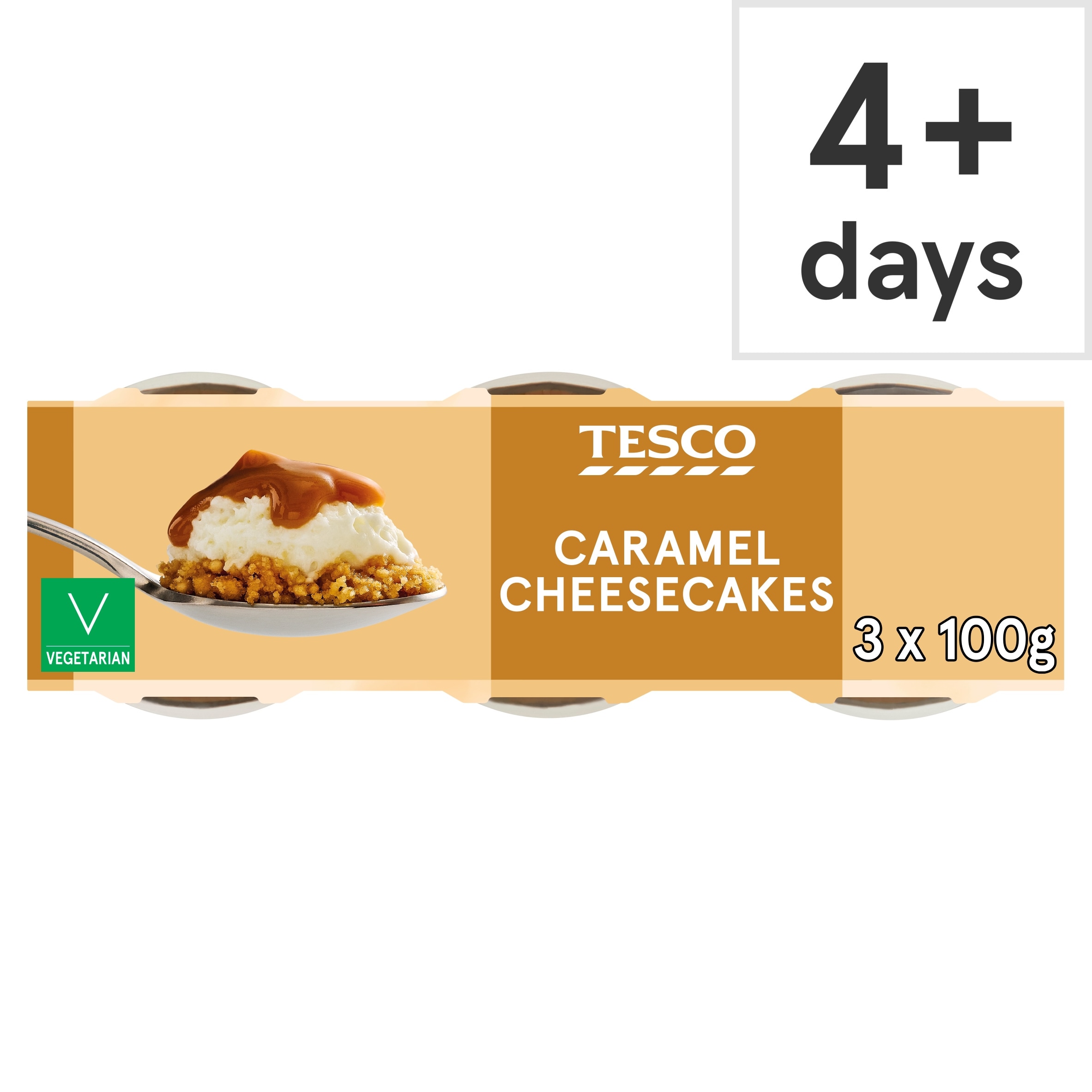 Tesco Caramel Cheesecake 3 x 100g