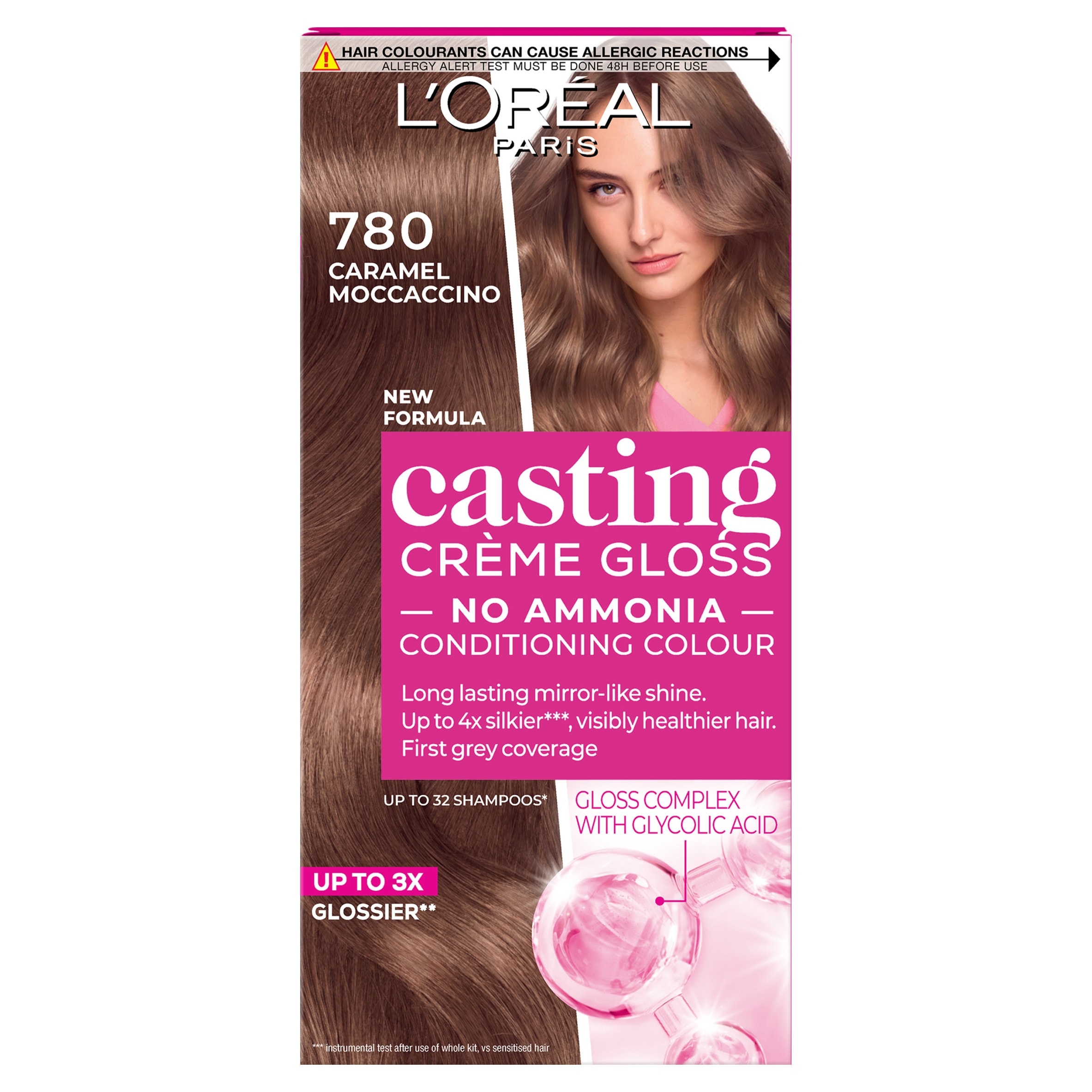 L'Oreal Paris Casting Creme Gloss 780 Caramel Moccaccino Semi-Permanent Hair Dye