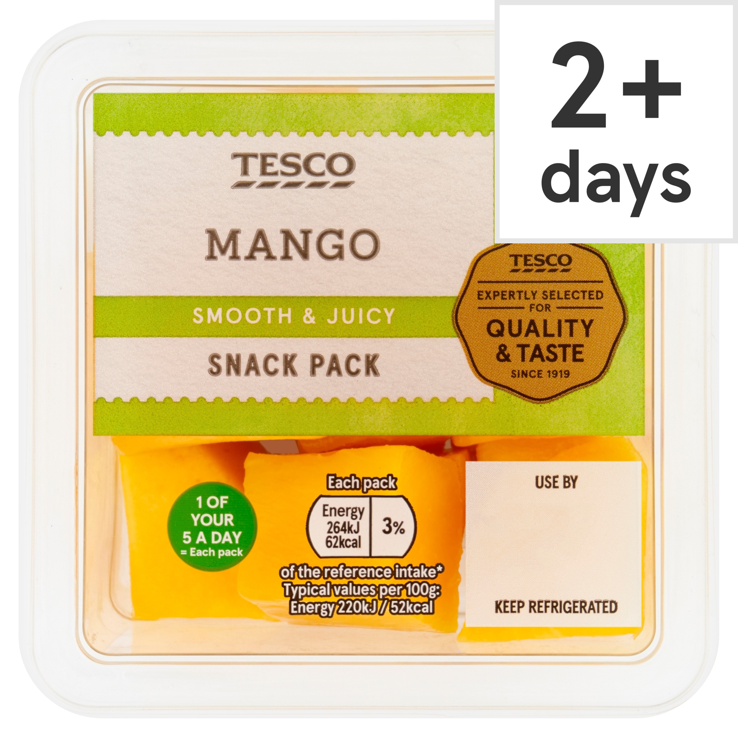 Tesco Mango Chunks 120G (FOS) 