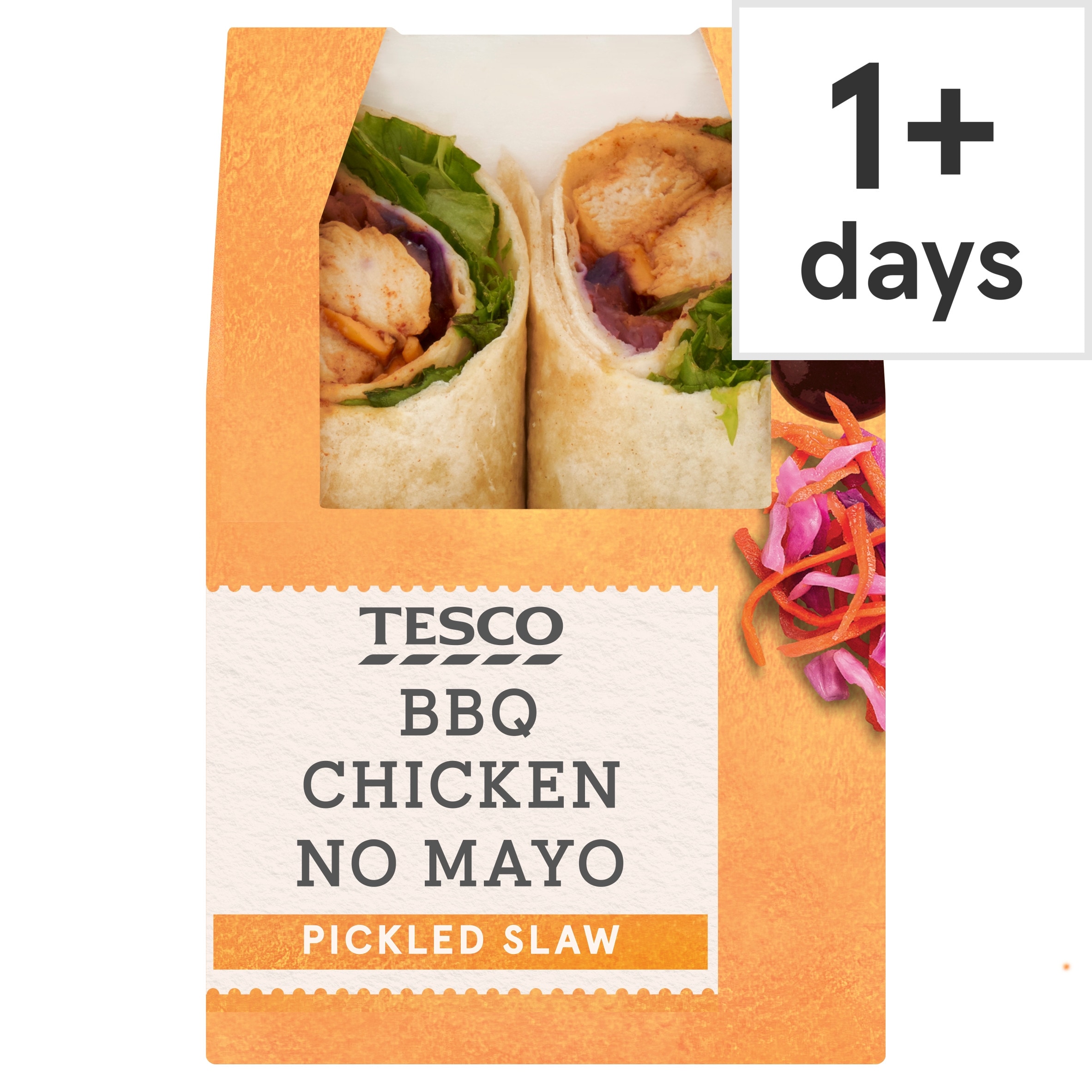 Tesco BBQ Chicken No Mayo Wrap
