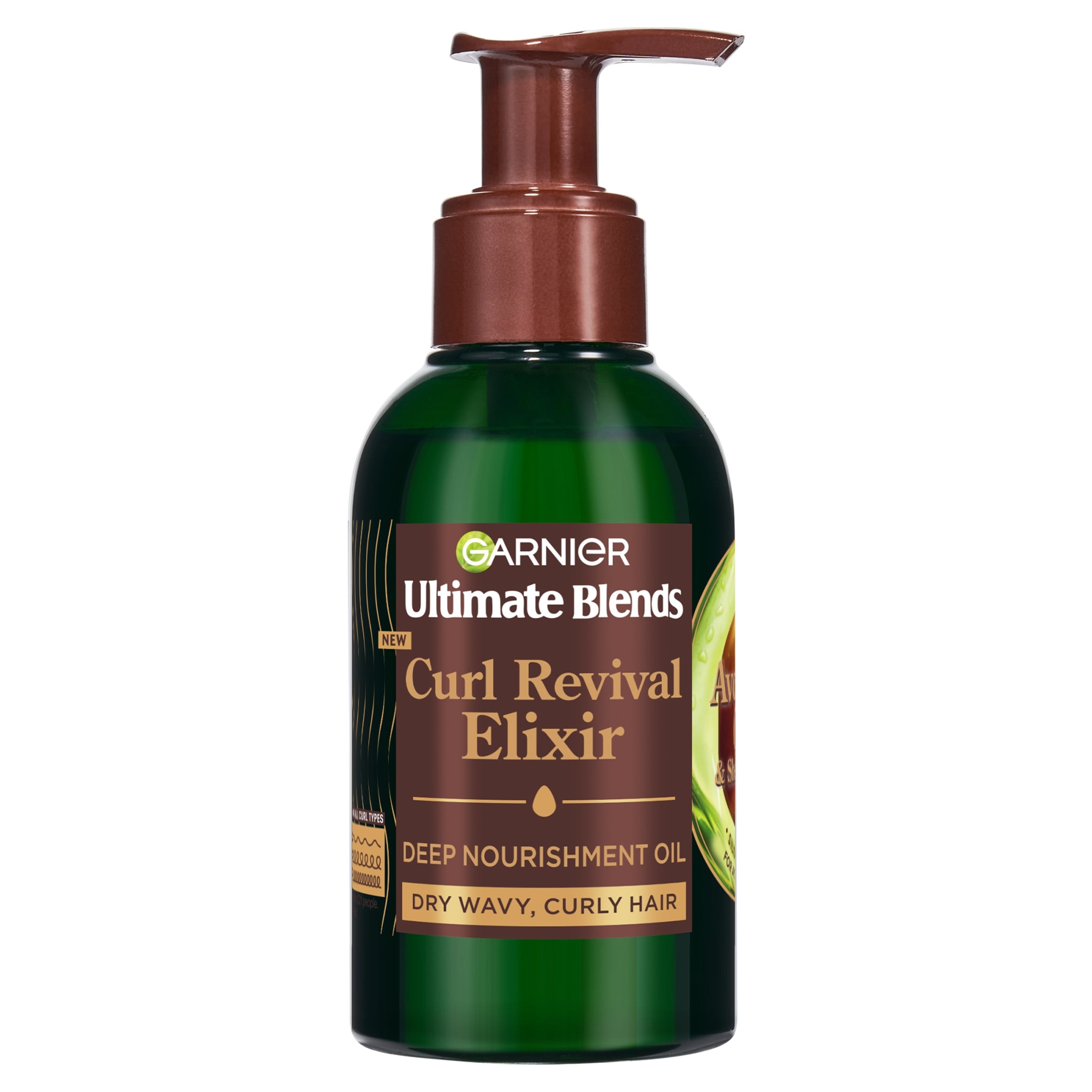 Garnier Ultimate Blends Curl Revival Elixir Avocado Oil & Shea Butter 120ml