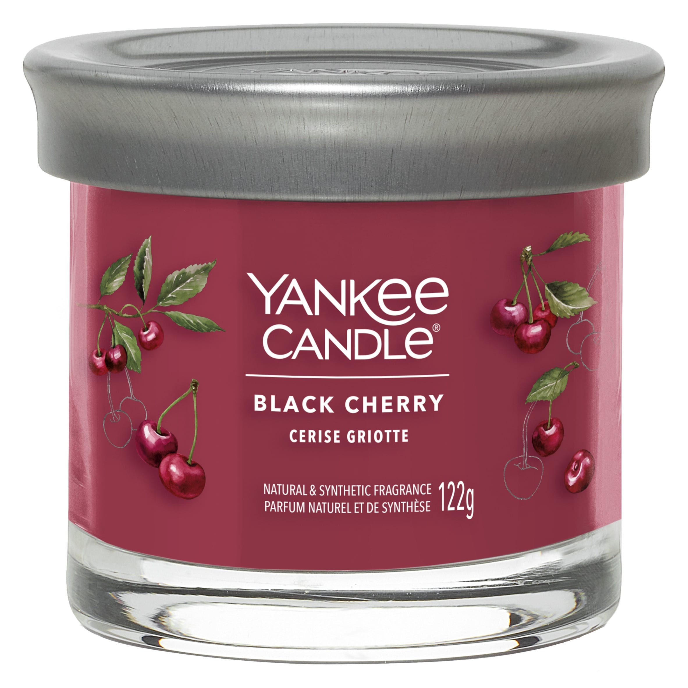Yankee Signature Tumbler Black Cherry Candle 122g