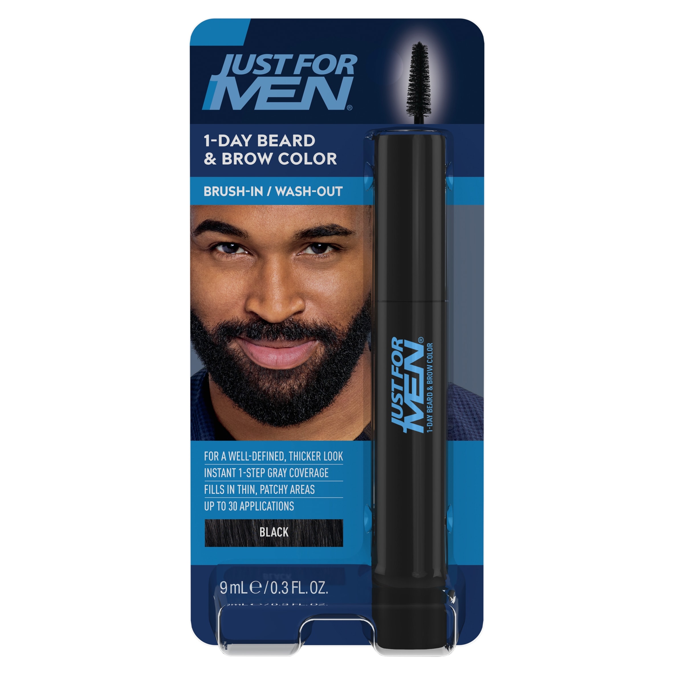 Just For Men 1-Day Beard & Brow Color Black 9g