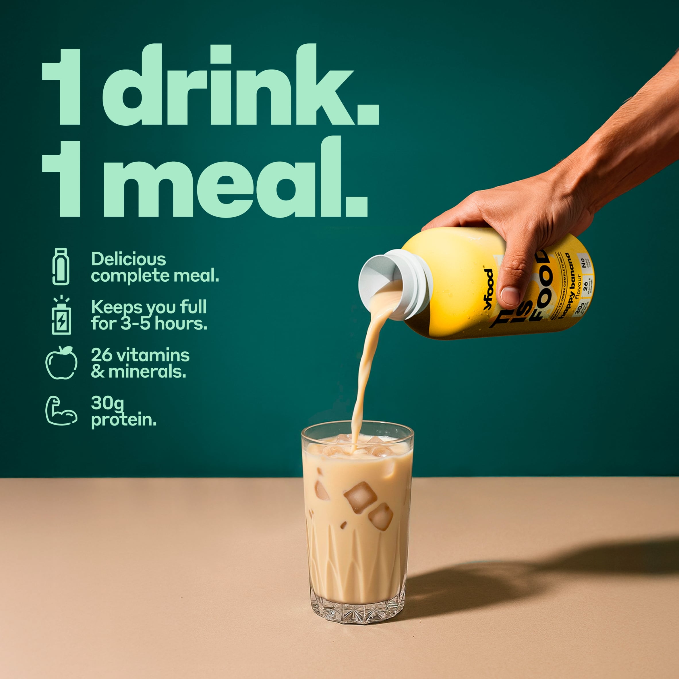 yfood Ready to Drink Complete Meal Happy Banana 500ml thumbnail 2