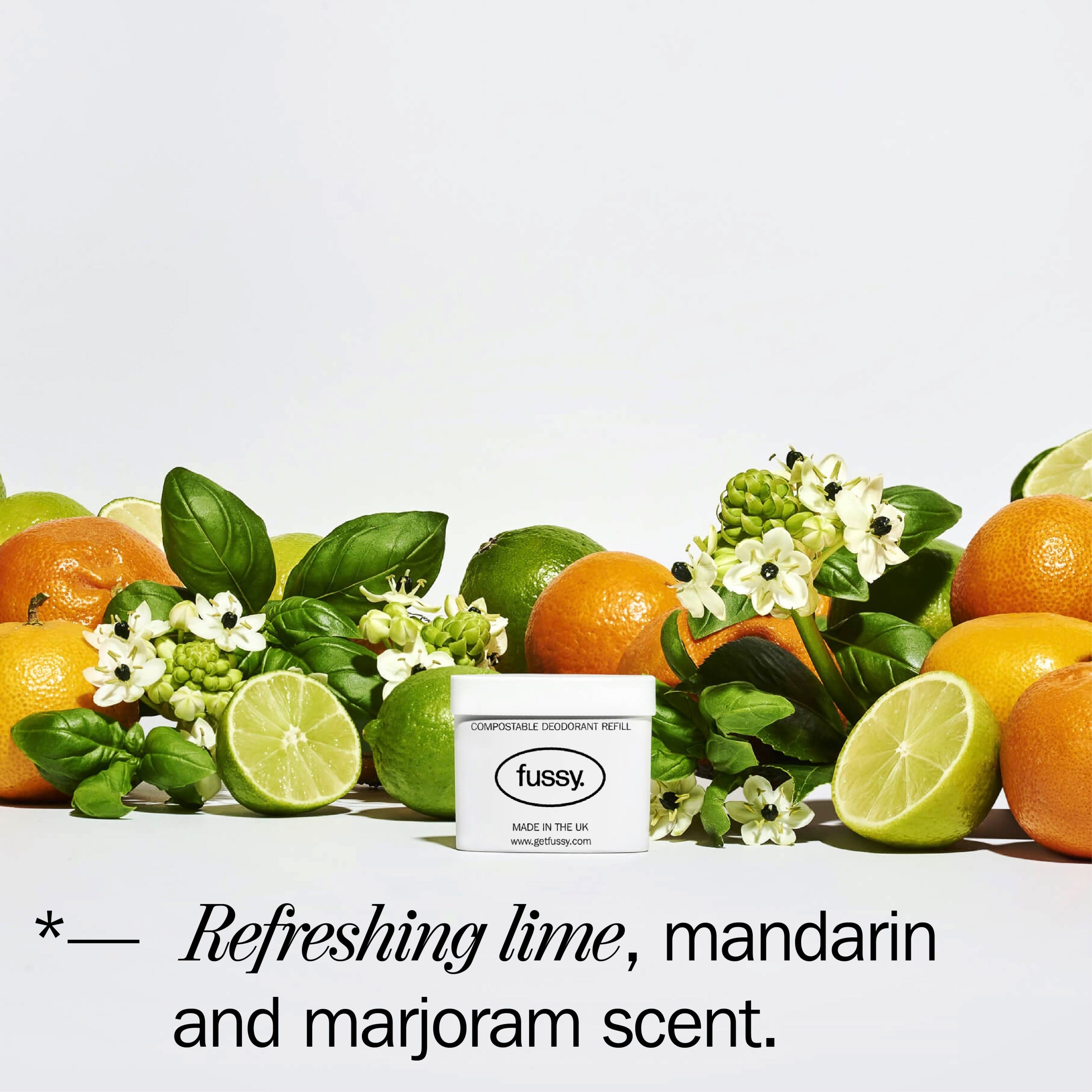 Fussy Refillable Natural Deodorant Tropic Tonic 40g thumbnail 4