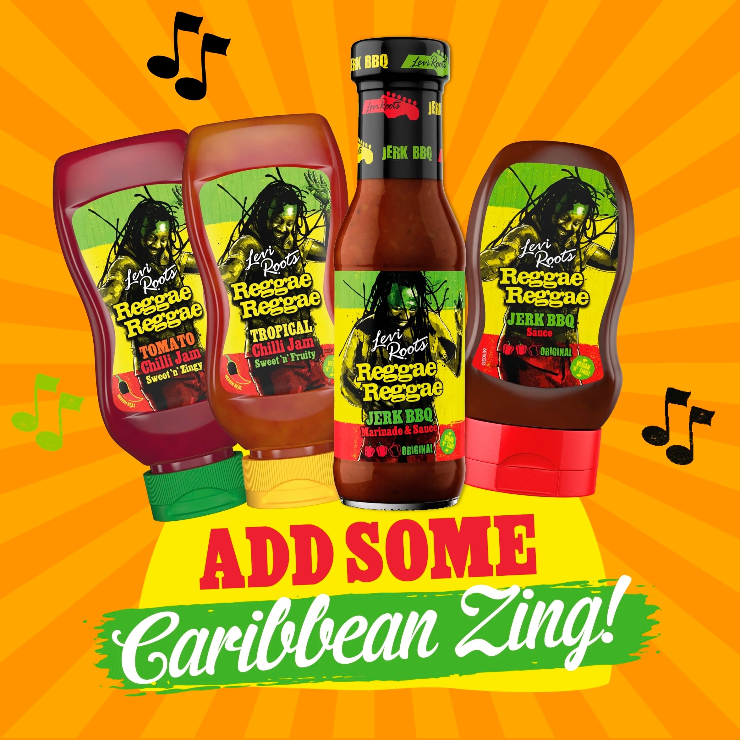 Levi Roots Reggae Reggae Tropical Chilli Jam 300g thumbnail 4