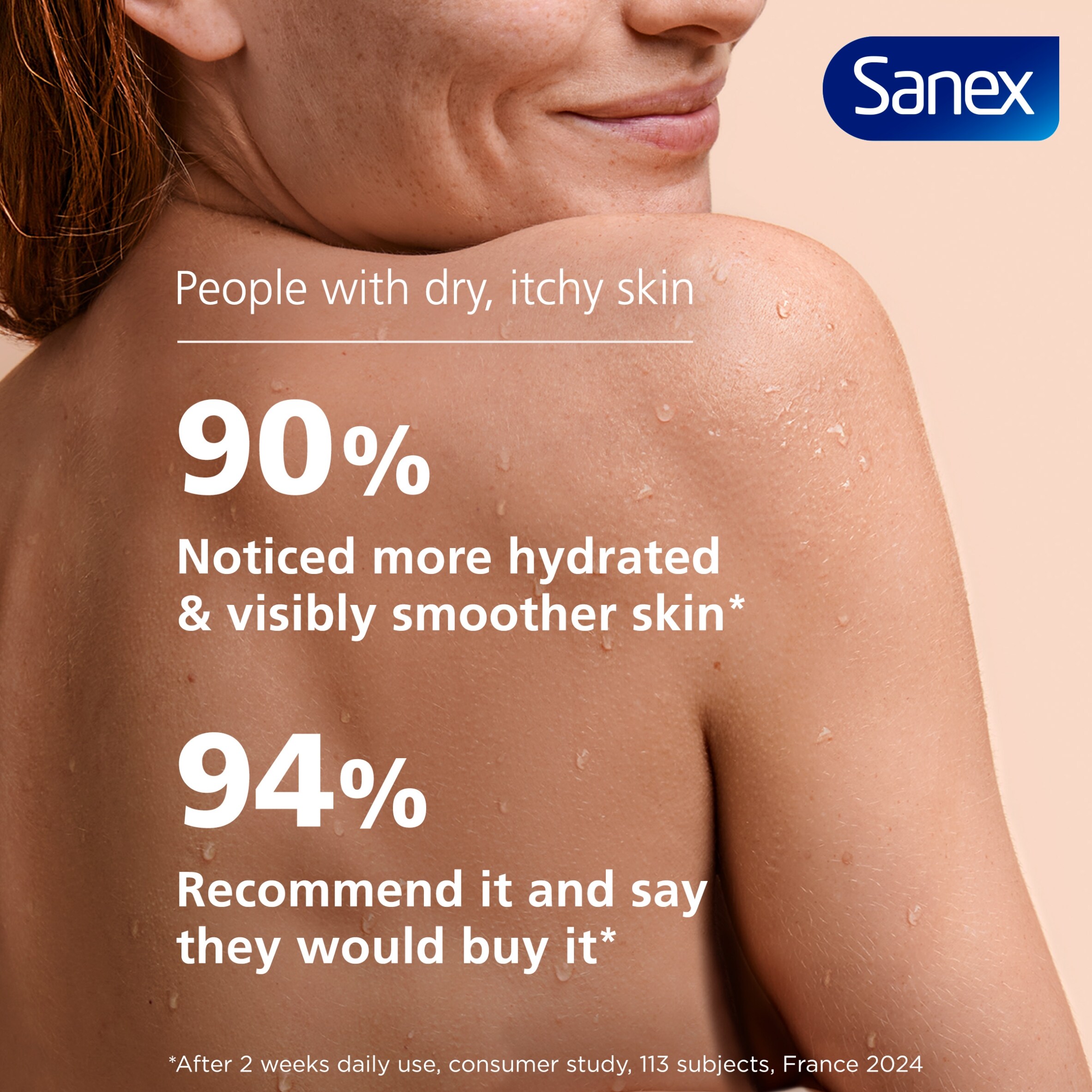 Sanex Expert Skin Health+ Skin Therapy Anti Dryness Shower Gel Body Wash 450ml thumbnail 5