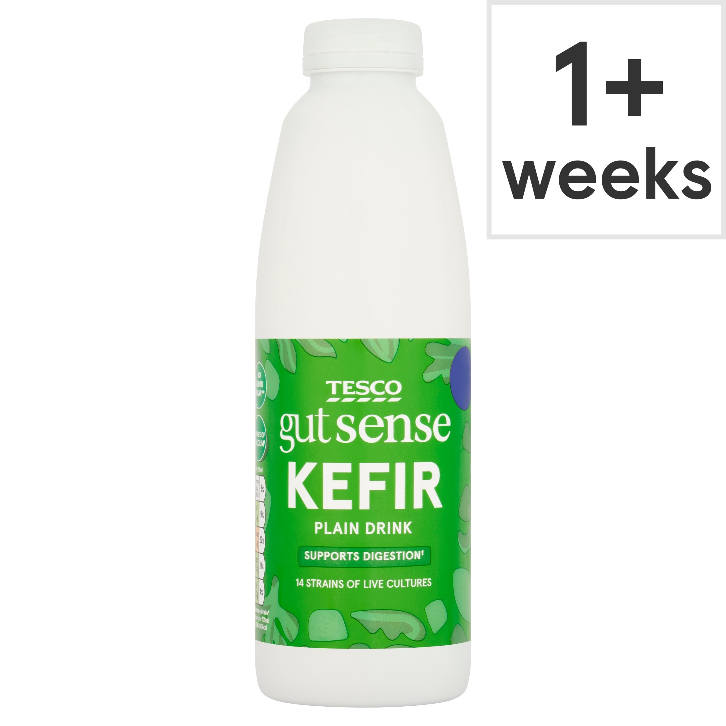 Tesco Gut Sense Kefir Drink Plain 750ml