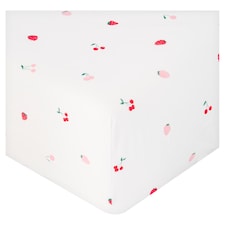 F&F Home Cherries & Berries Single Fitted Sheet