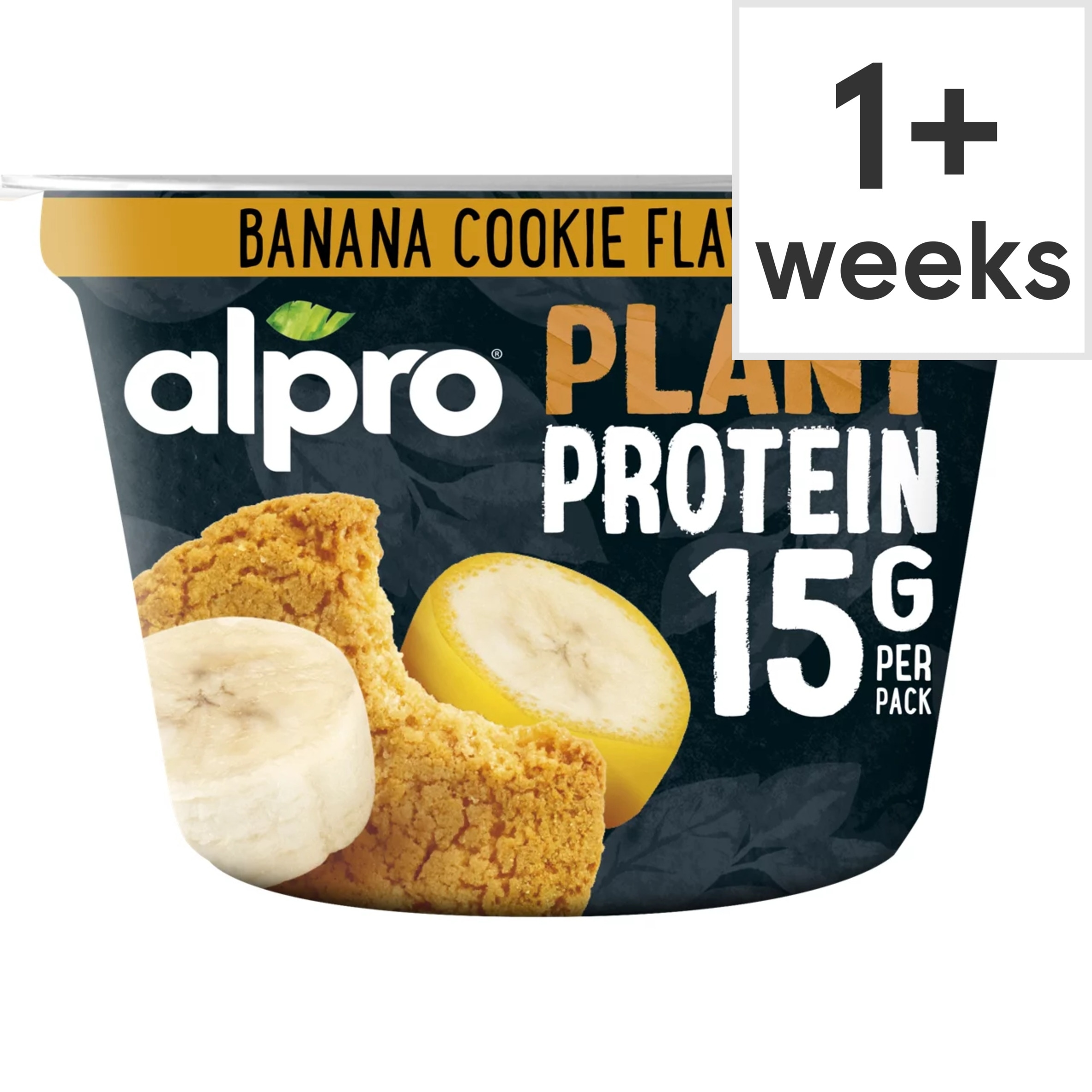 Alpro Plant High Protein Banana Biscuit Yoghurt Alternative