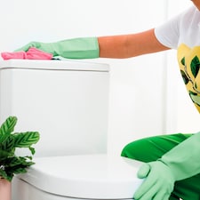 Marigold Medium Stronger Bathroom Gloves thumbnail 2