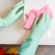 Marigold Medium Stronger Bathroom Gloves thumbnail 4