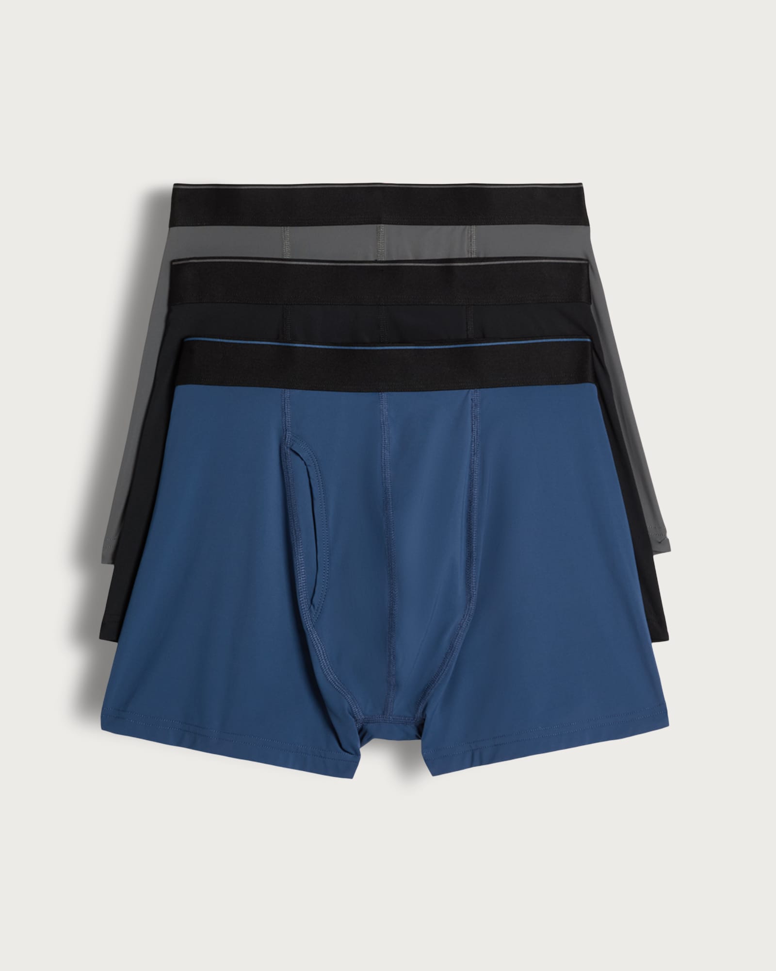 F&F 3-Pack Microfibre Trunks in Navy