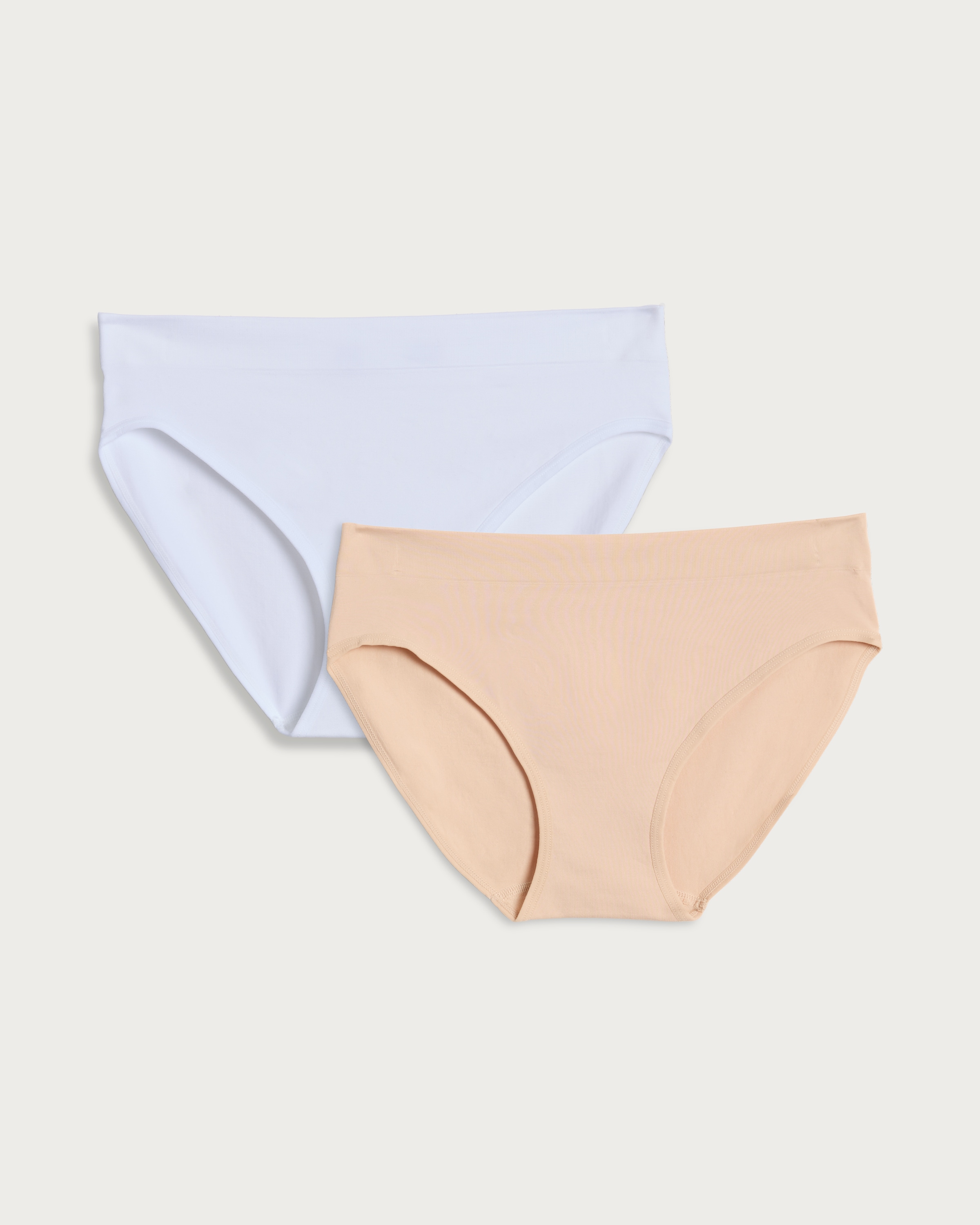 F&F 2-Pack Contour High Leg Seamfree Knickers  in Nude thumbnail 4