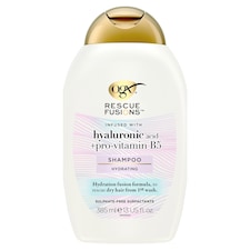 OGX Rescue Fusions Hyaluronic Acid +Pro-Vitamin B5 Shampoo 385ml