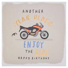 Hotchpotch Birthday Card Another Year Older Enjoy The Ride