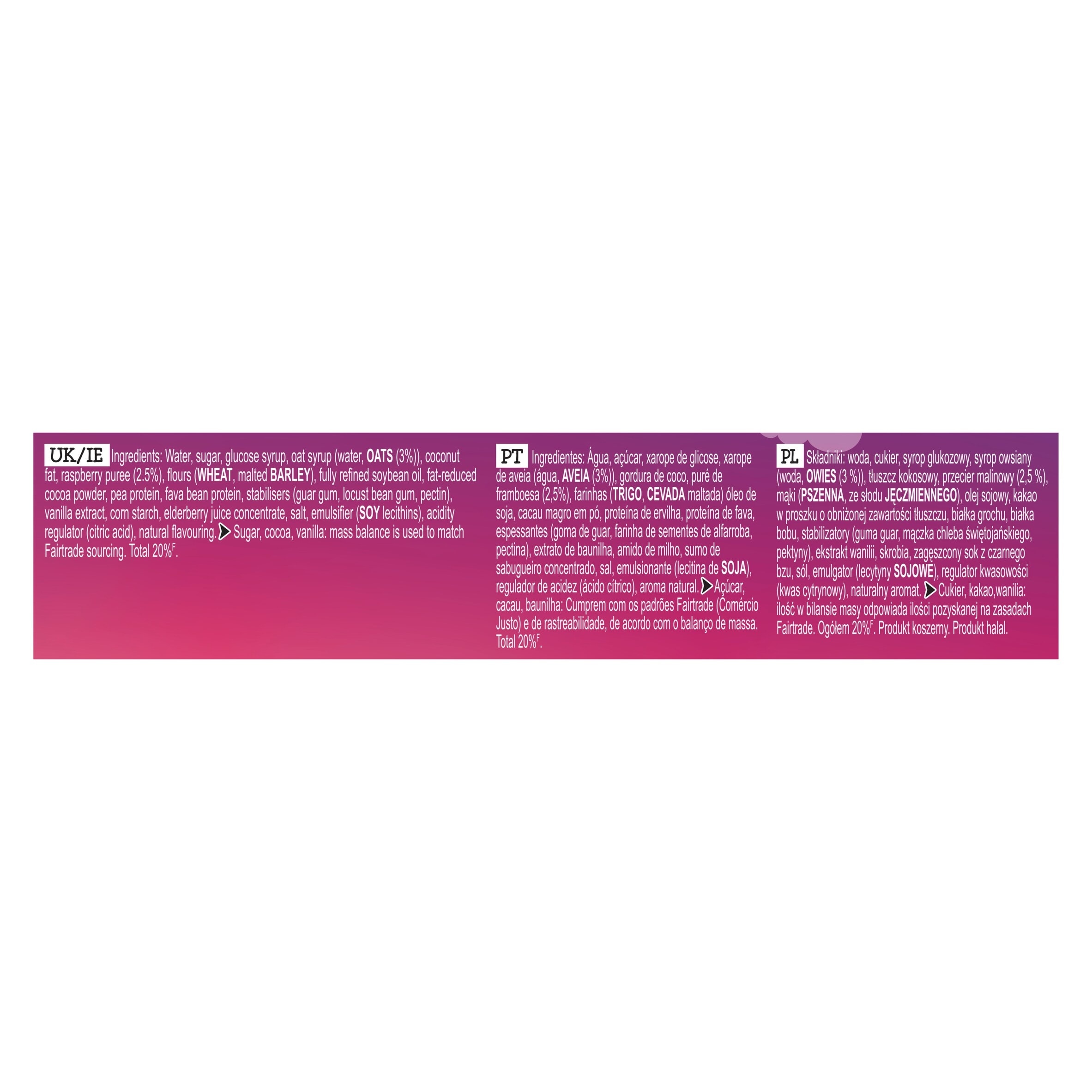 Ben & Jerry's Bohemian Raspberry Non Dairy Vegan Ice Cream Tub 465ml thumbnail 3