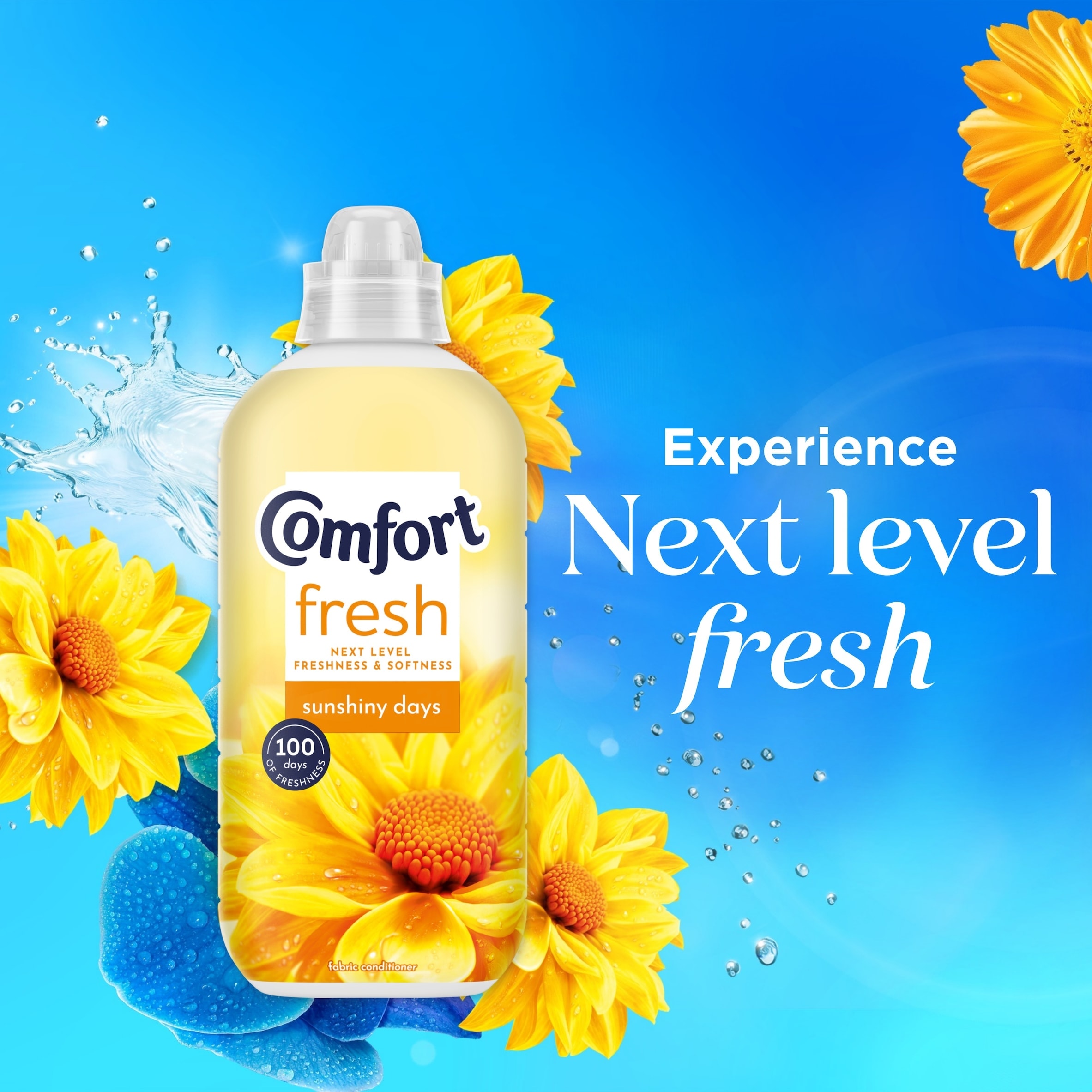 Comfort Fresh Fabric Conditioner Sunshiny Days 31 Washes 930ml thumbnail 3