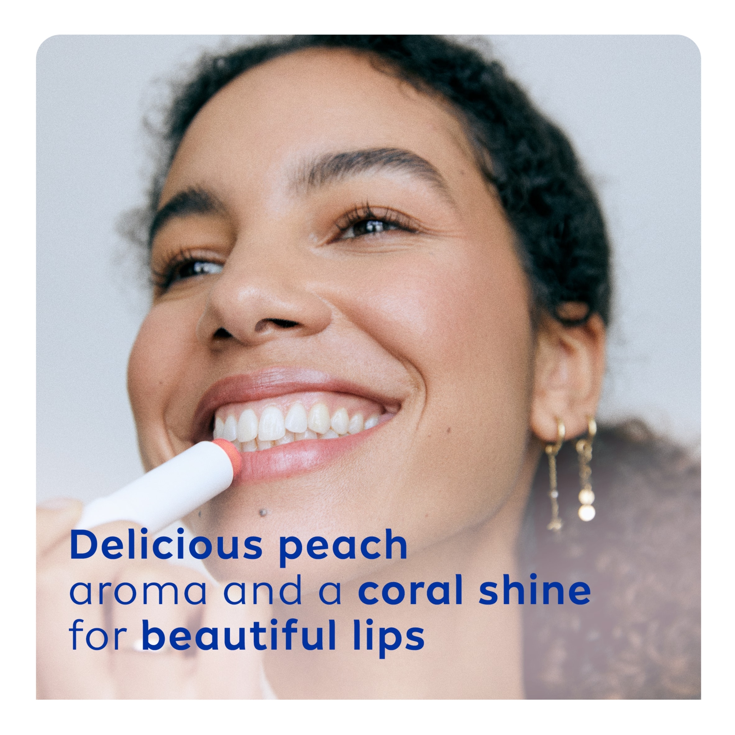 NIVEA Peach Shine Lip Balm 4.8g thumbnail 2
