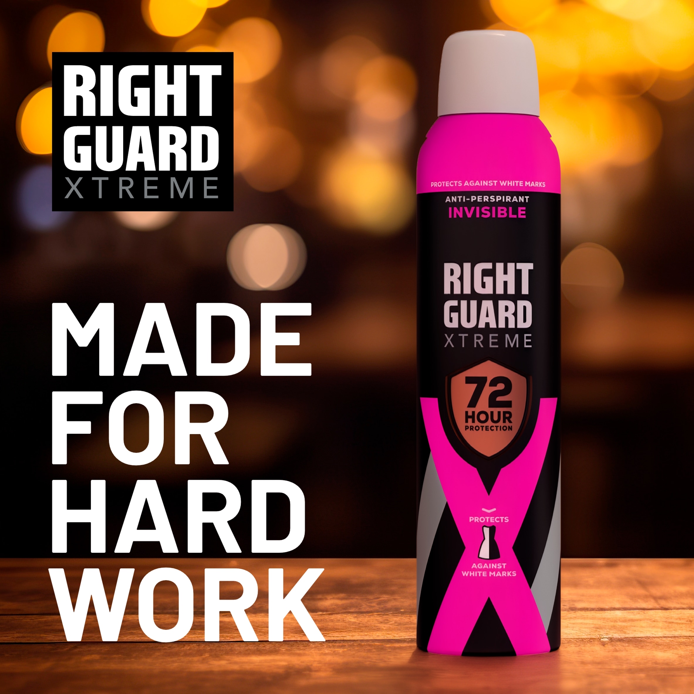 Right Guard Xtreme Female 72 Hours Protection Anti-Perspirant Invisible 250ml  thumbnail 5