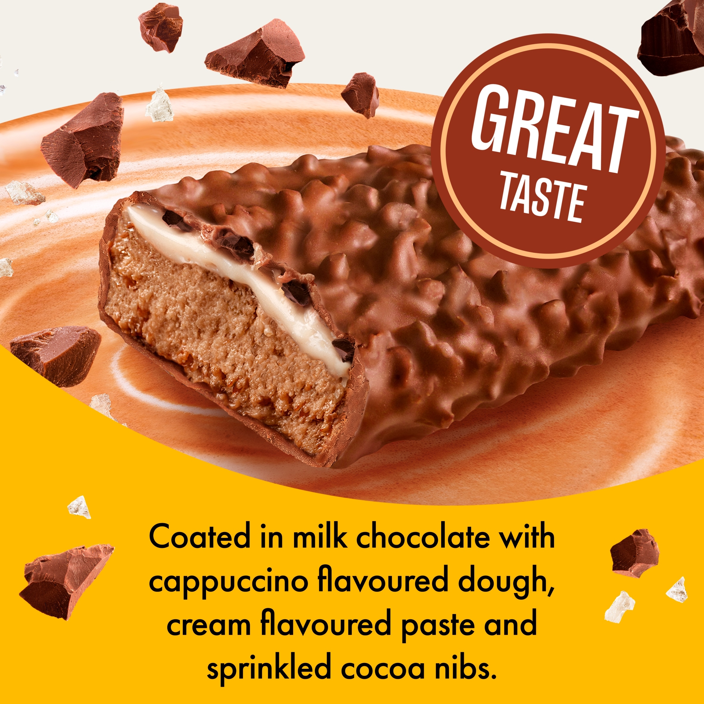 Fulfil Chocolate Cappuccino Vitamin & Protein Bar 55g thumbnail 3