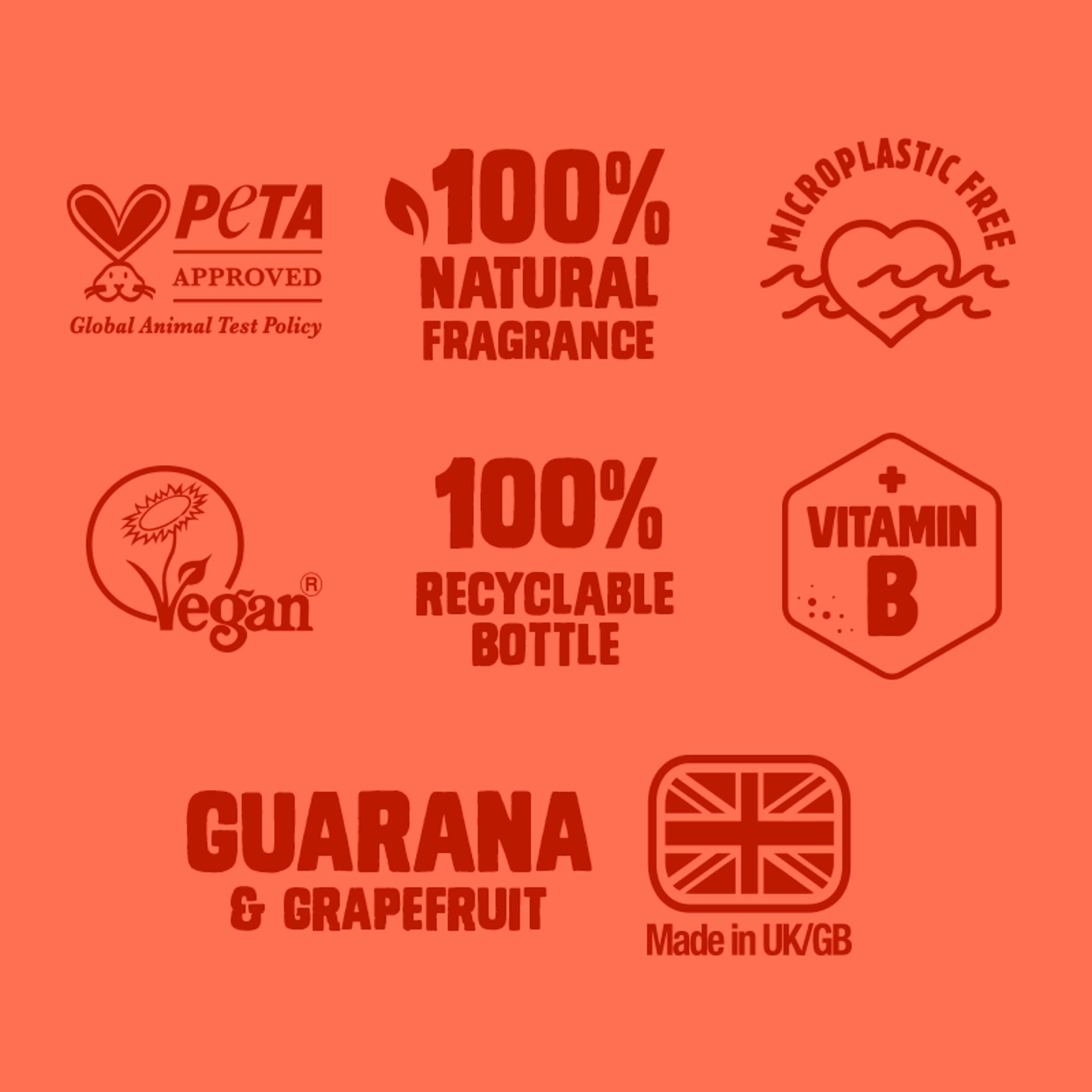 ORIGINAL SOURCE MAX BOOST GUARANA & GRAPEFRUIT SHOWER GEL 400ML thumbnail 4
