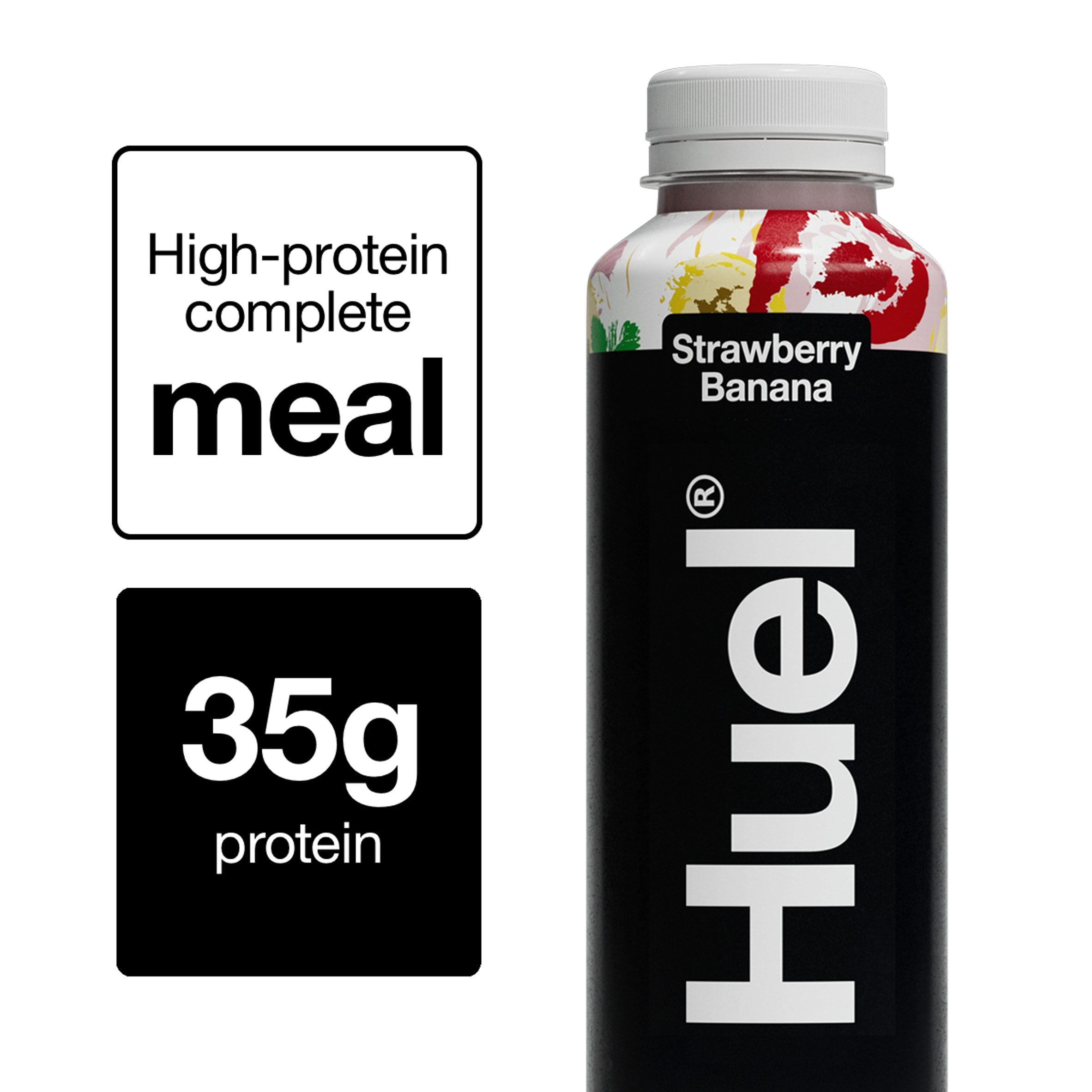 Huel Ready To Drink Black Edition Strawberry & Banana
