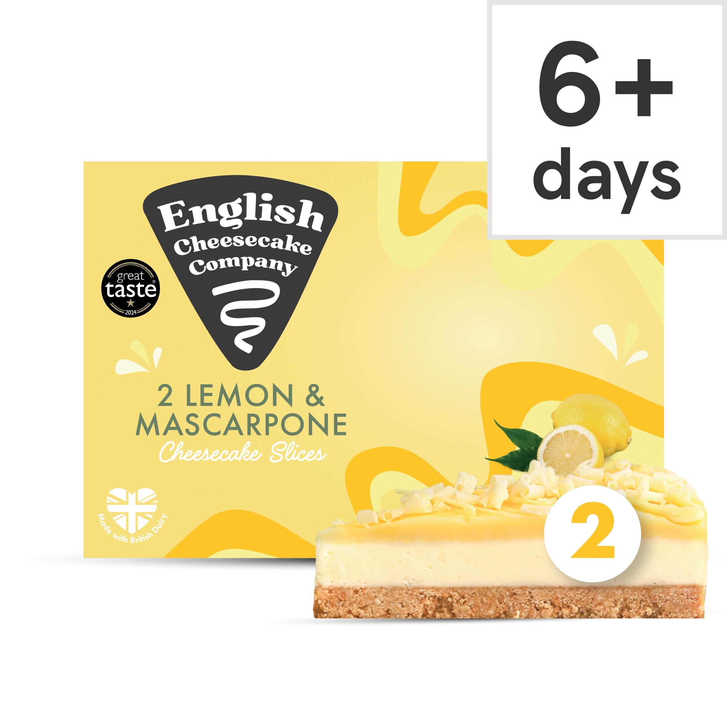 English Cheesecake Company Lemon & Mascarpone Cheesecake Slices