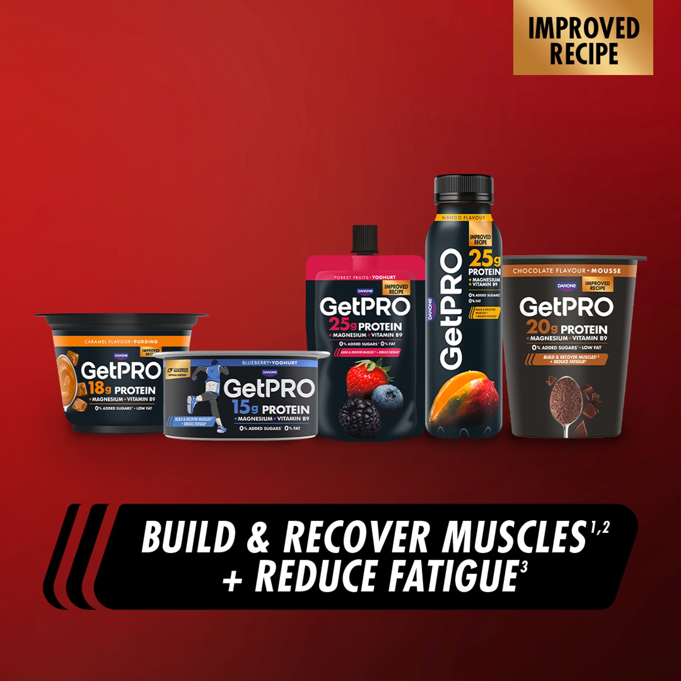 GetPRO Strawberry High Protein Yoghurt 160g thumbnail 4